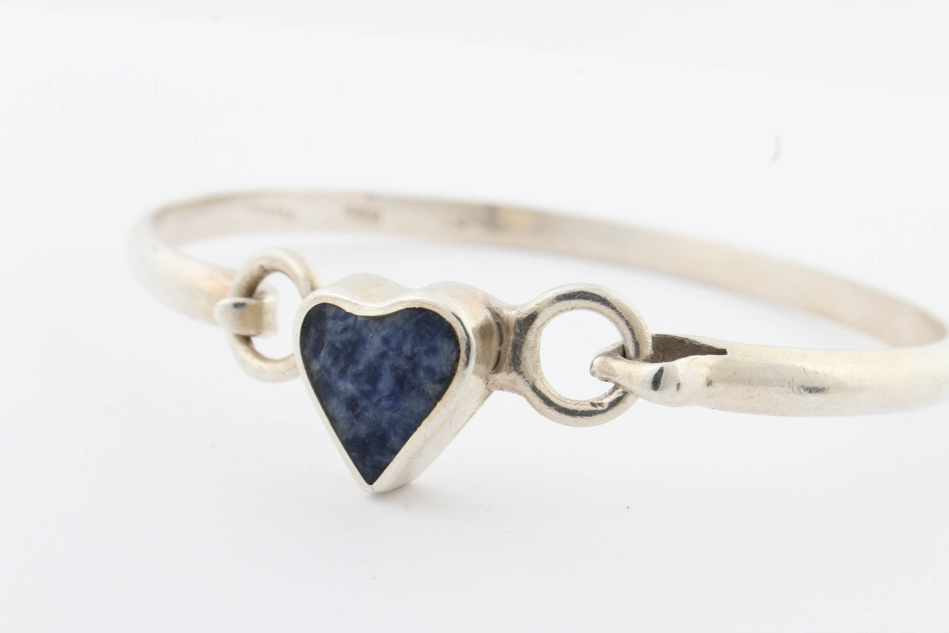 Sterling Silver Sodalite and Lapis Lazuli Ring and Bangle