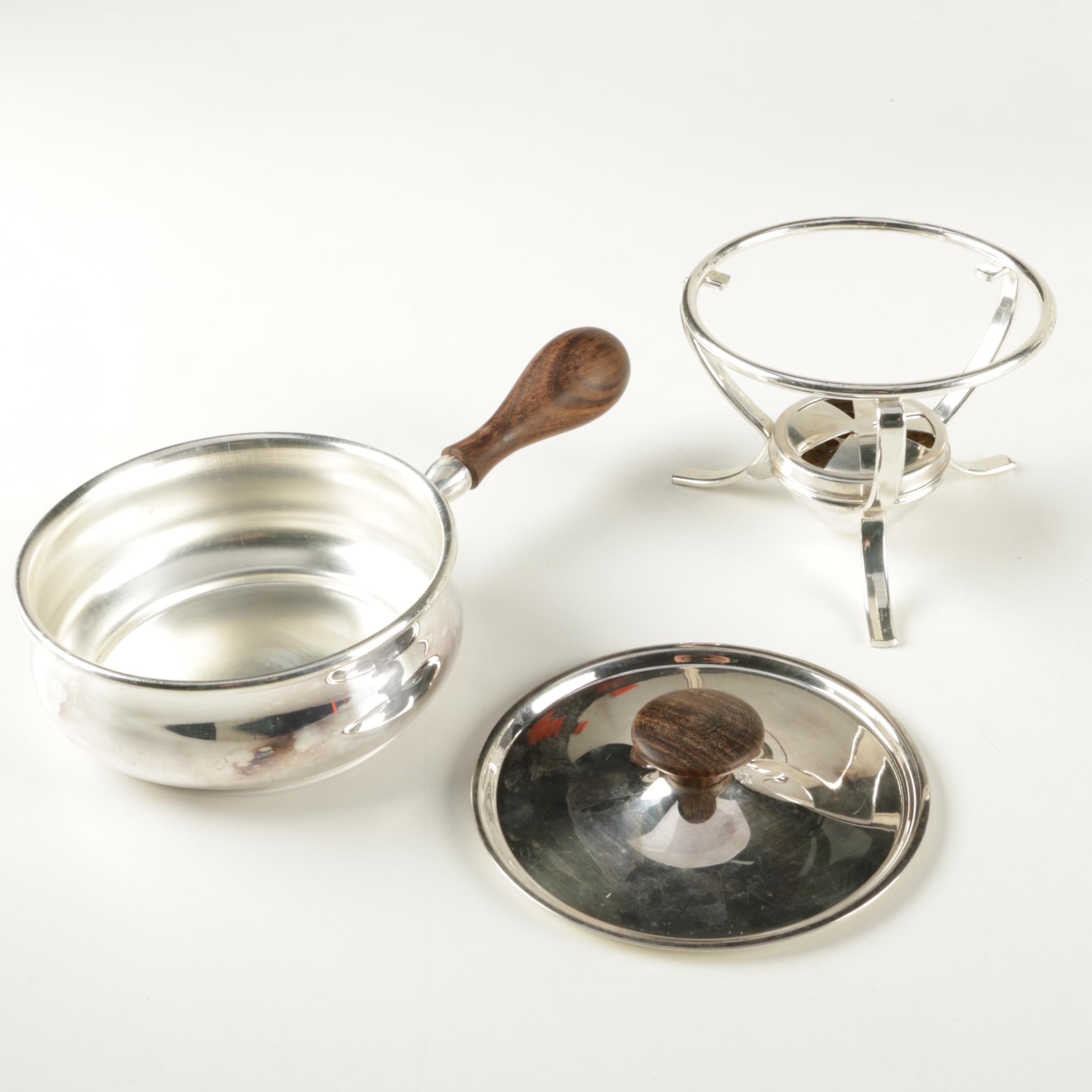 Silver Plate Serveware and Candelabra Featuring Sheffield and Sheridan