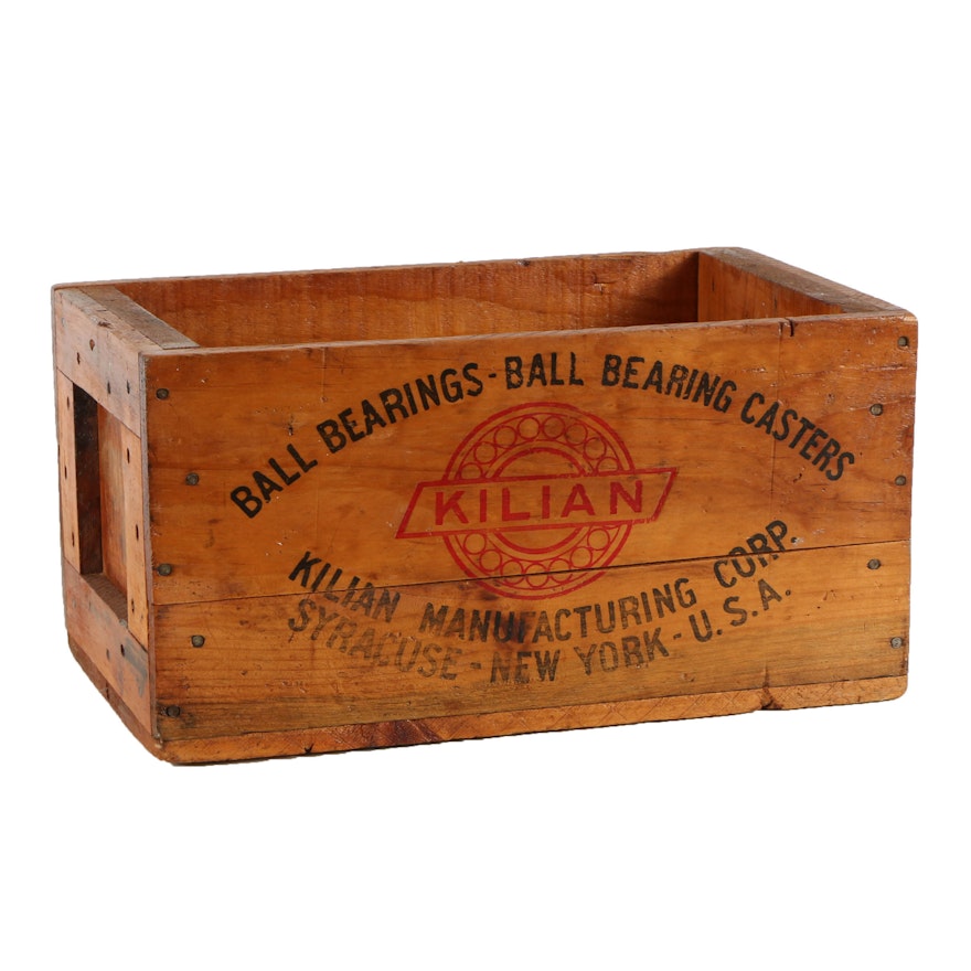 Vintage Kilian Wooden Crate