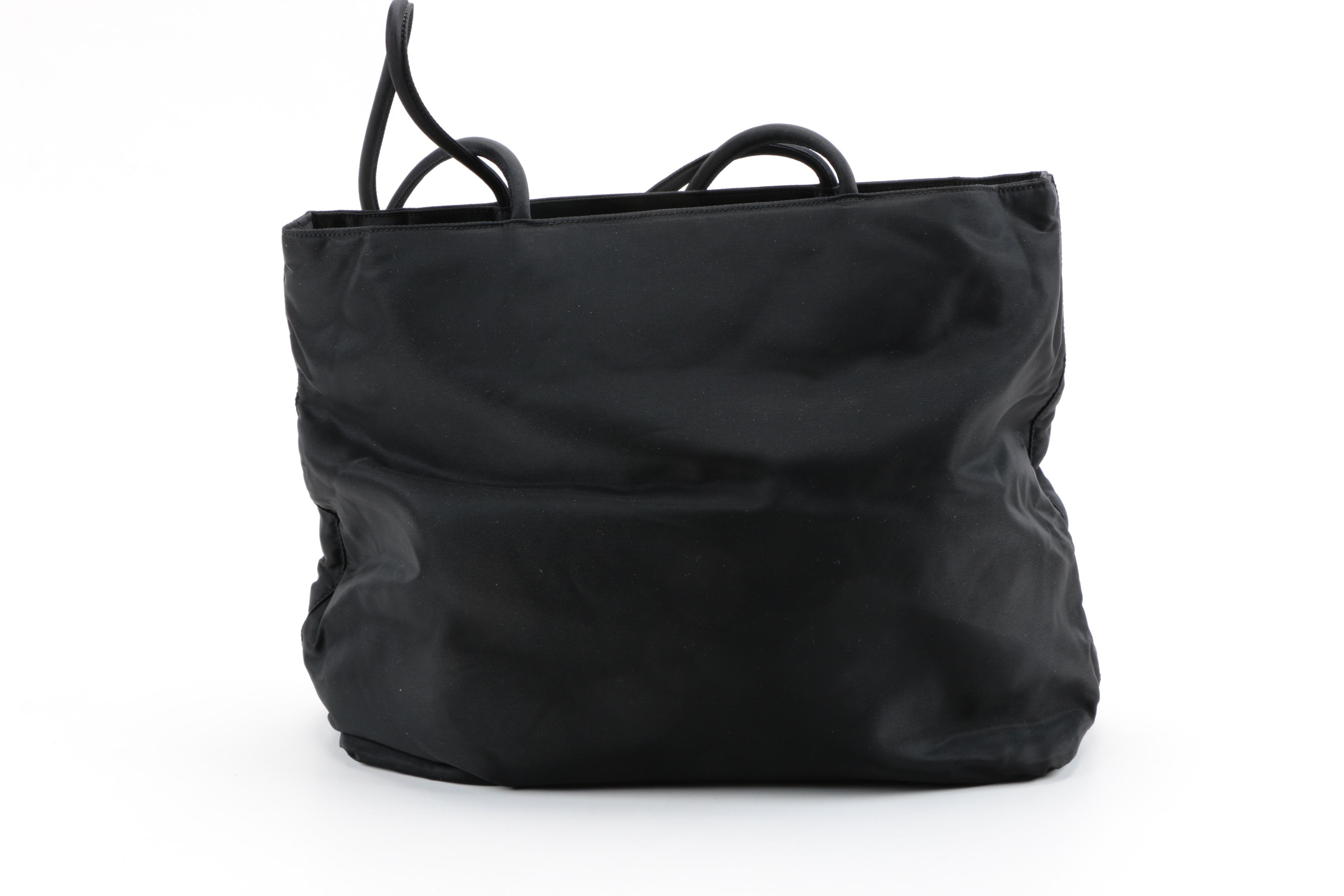 Prada Black Nylon Tote