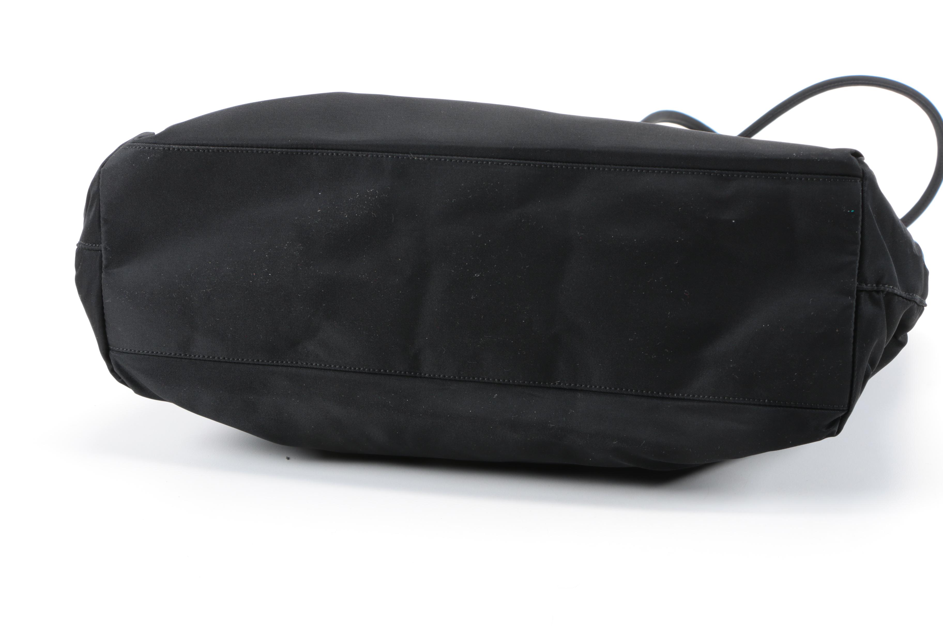 Prada Black Nylon Tote