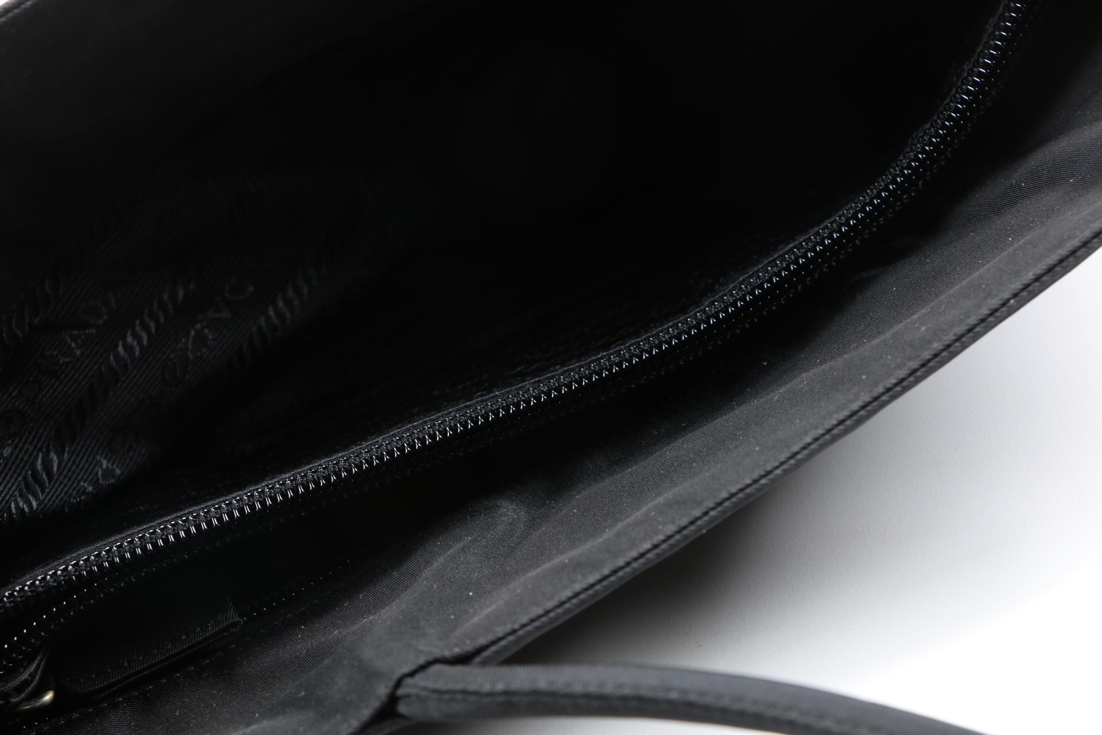 Prada Black Nylon Tote