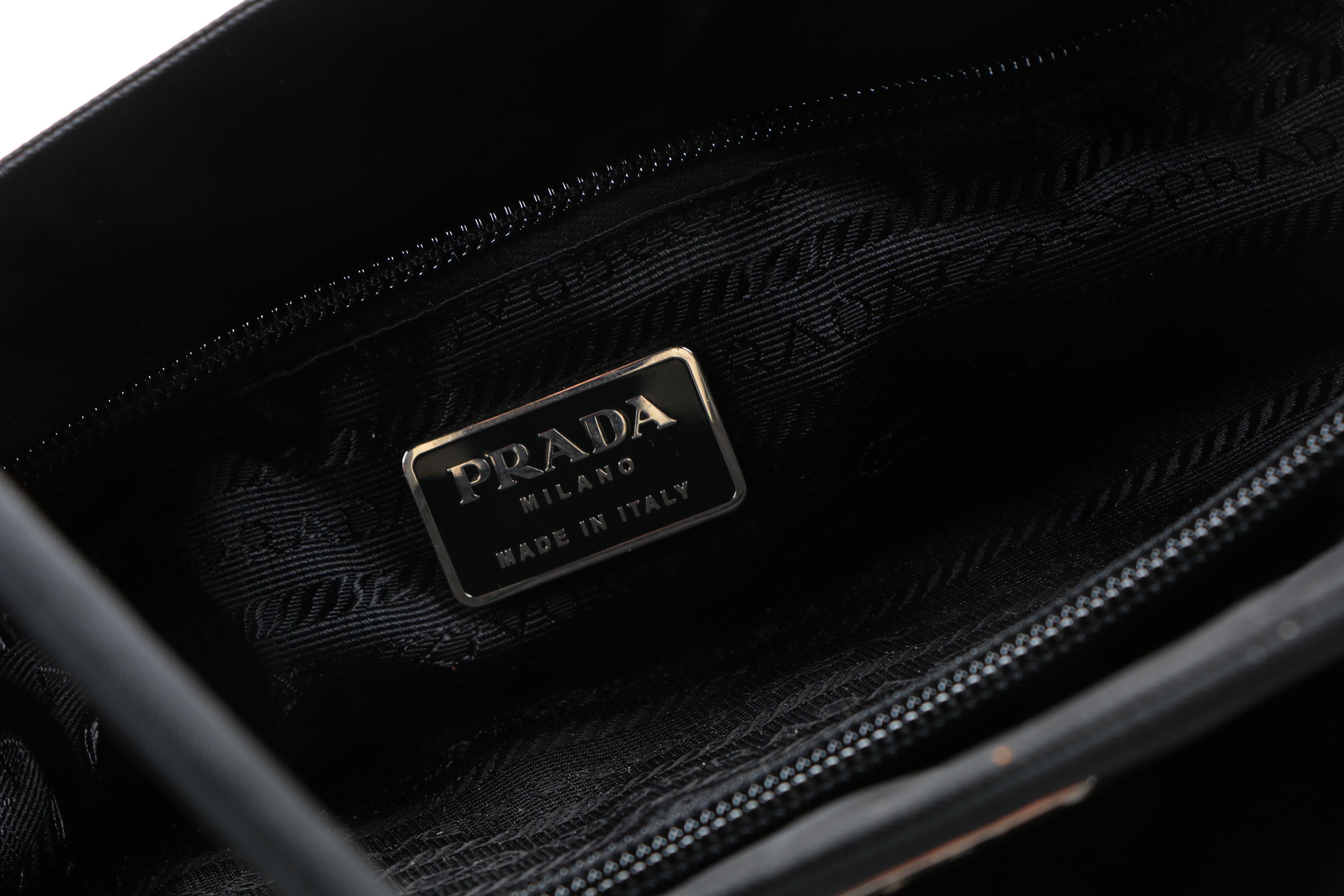 Prada Black Nylon Tote