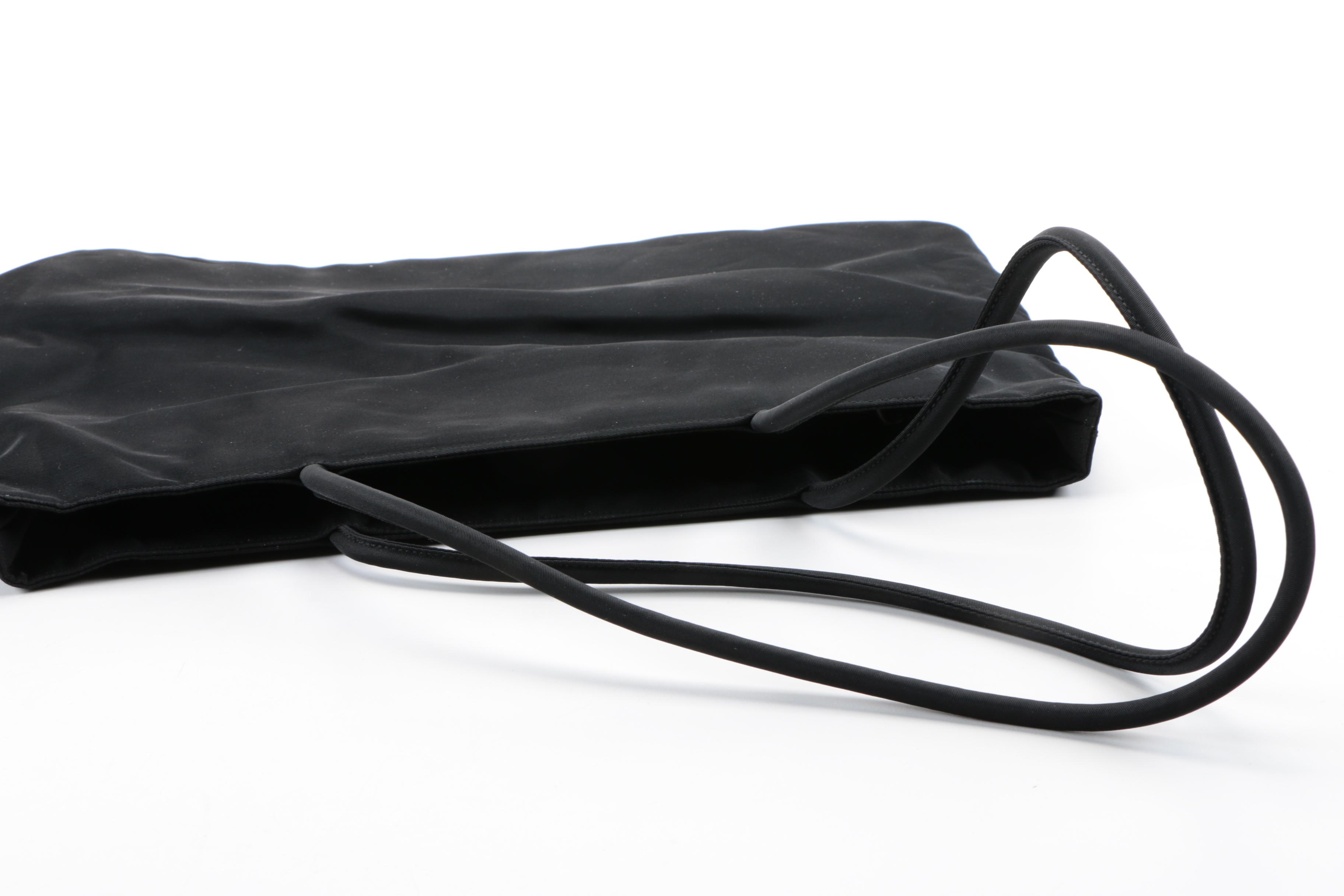 Prada Black Nylon Tote