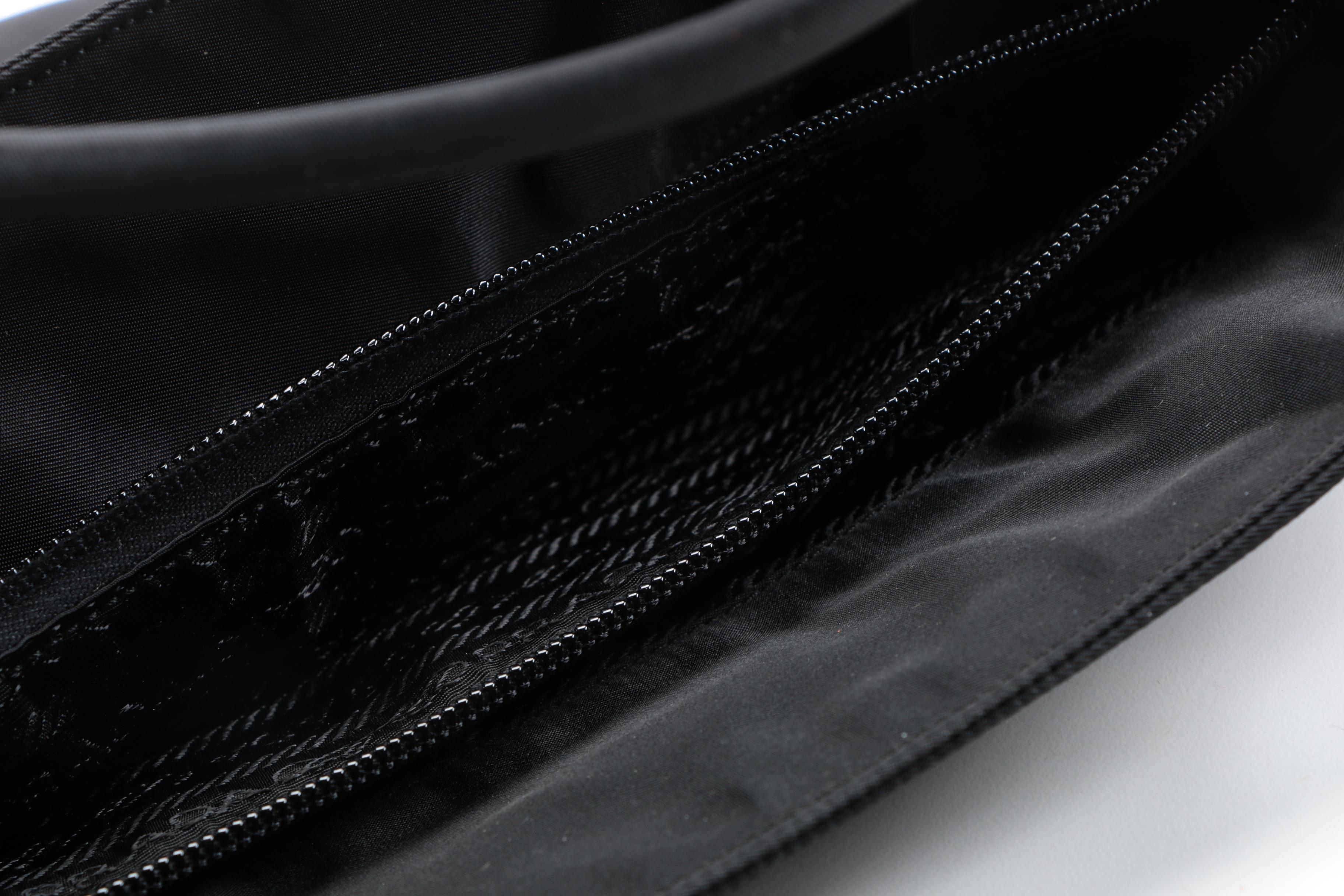 Prada Black Nylon Tote