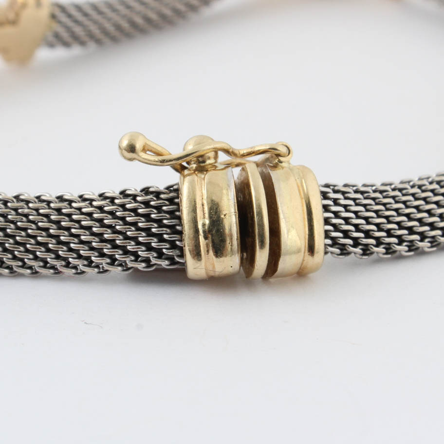 14K White and Yellow Gold Bracelet