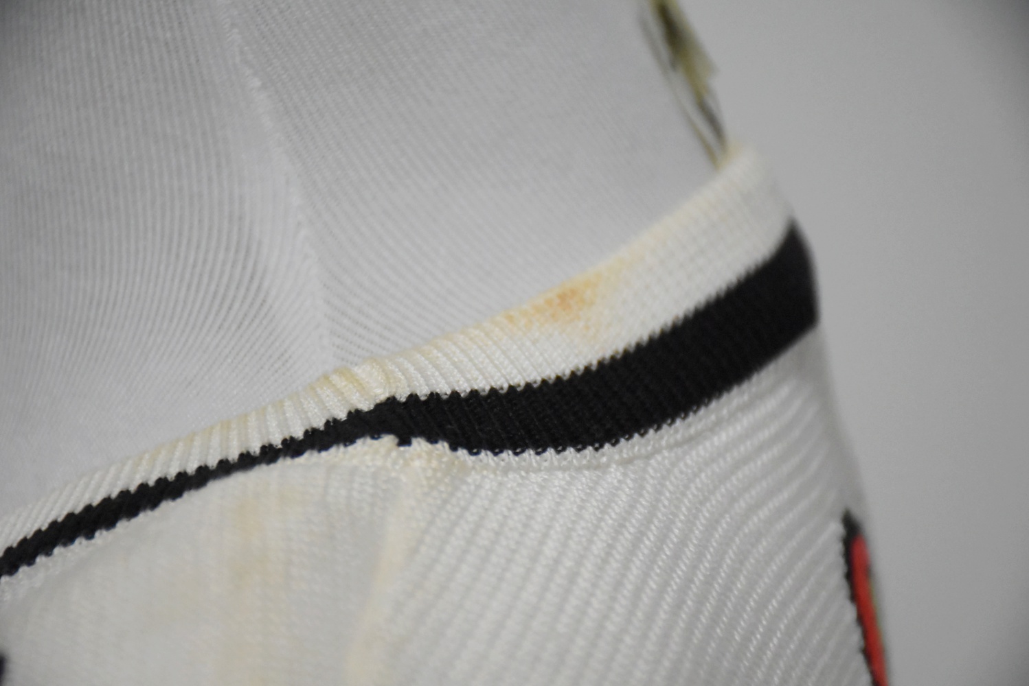 Escada Black and White Knit Sweater and Skirt with Colorful Butterflies