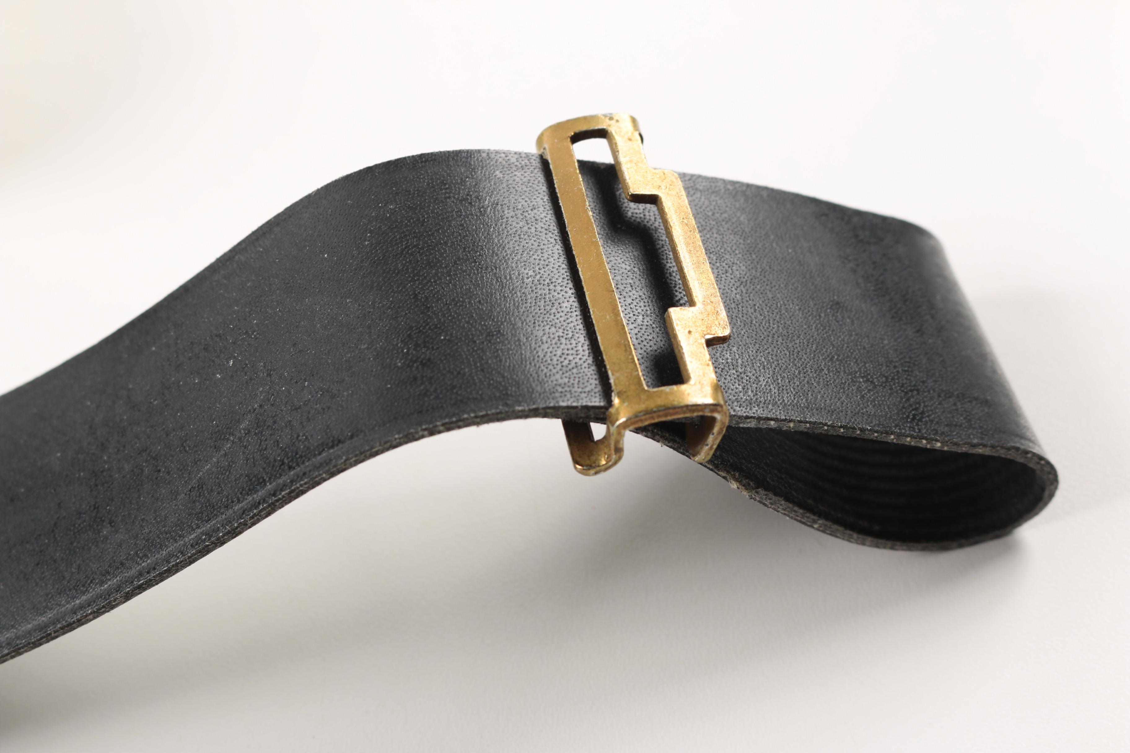 Soviet Union Naval Officer Ushanka Hat with Two Belts