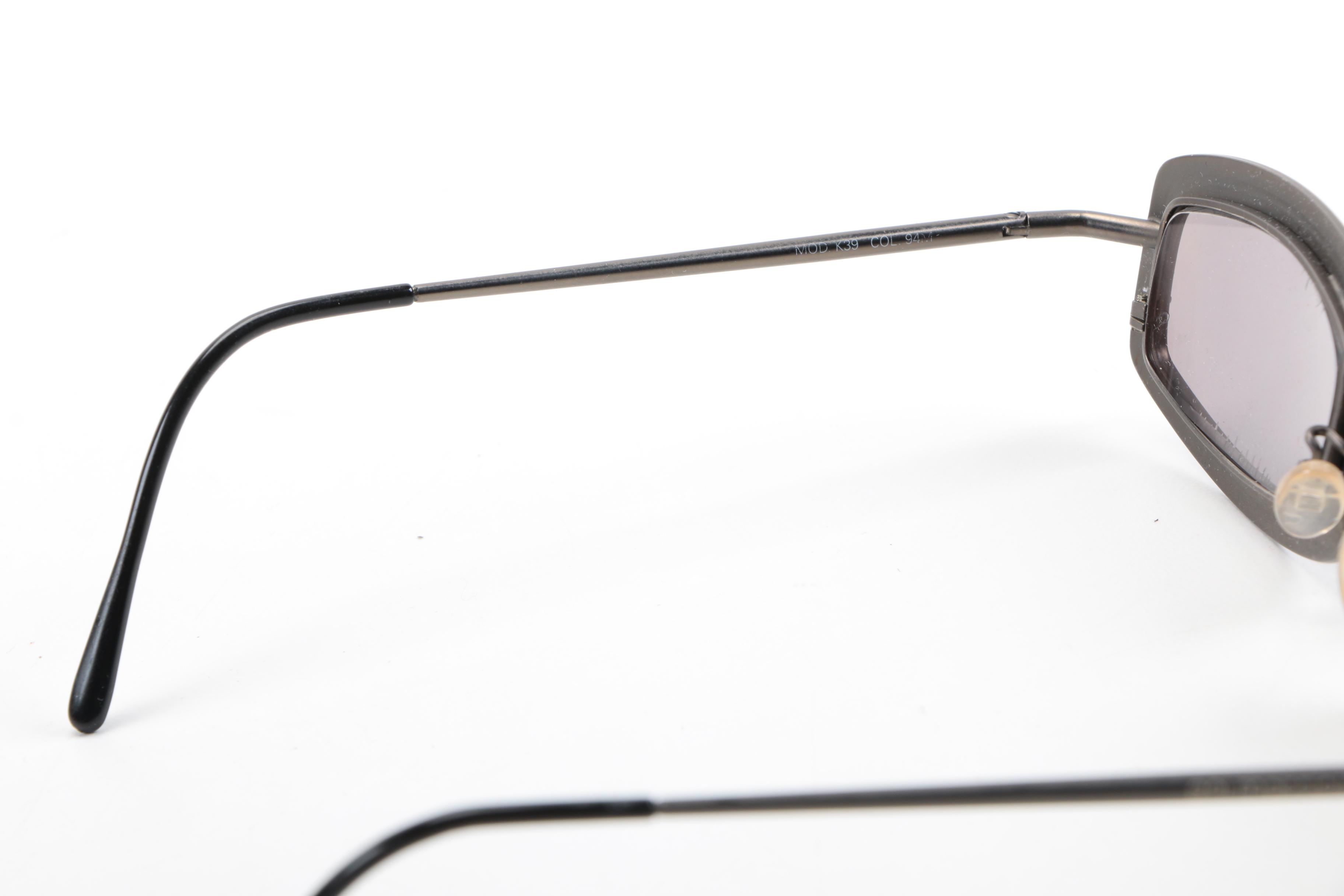 Pair of Gai Mattiolo Rhinestone Sunglasses