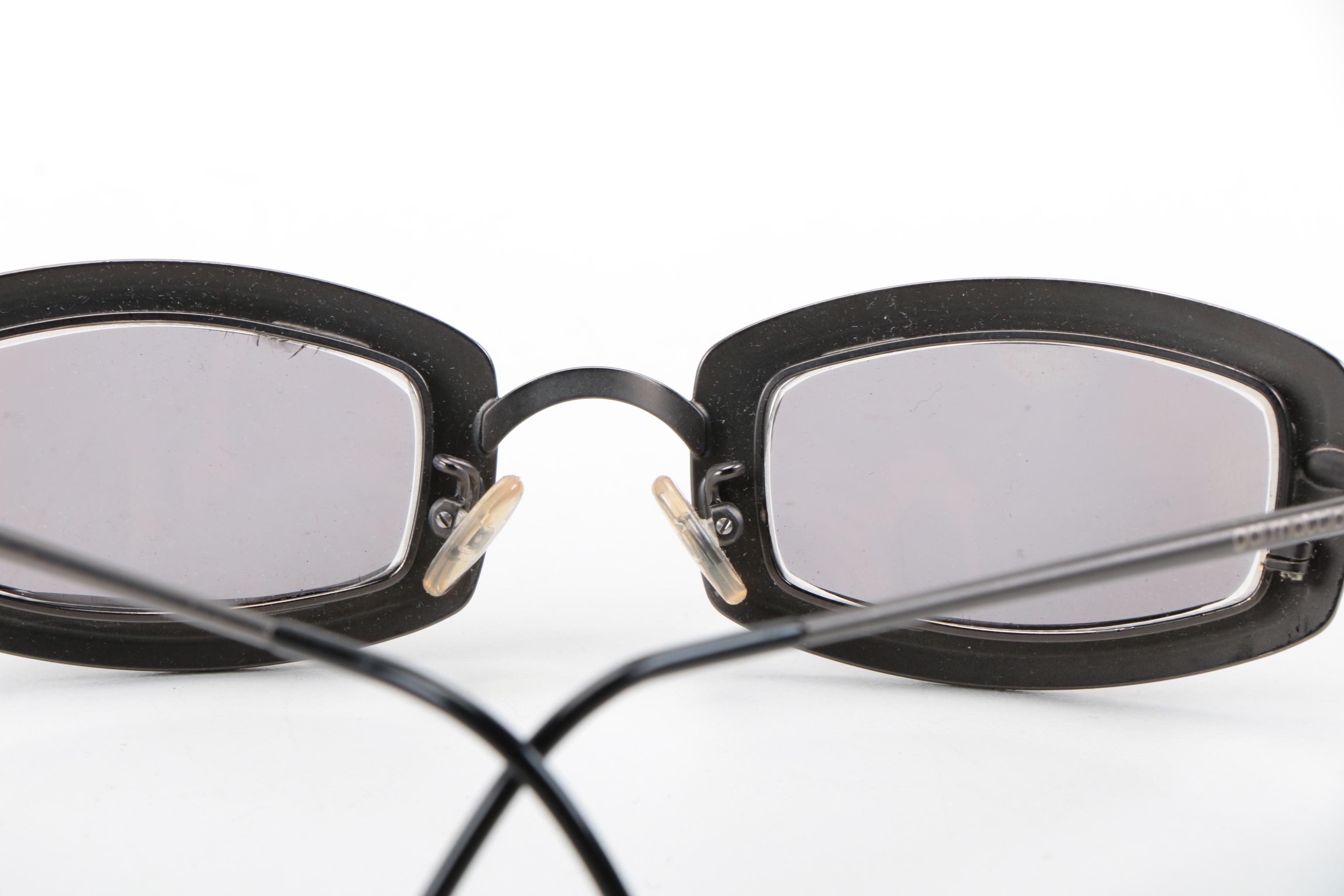 Pair of Gai Mattiolo Rhinestone Sunglasses