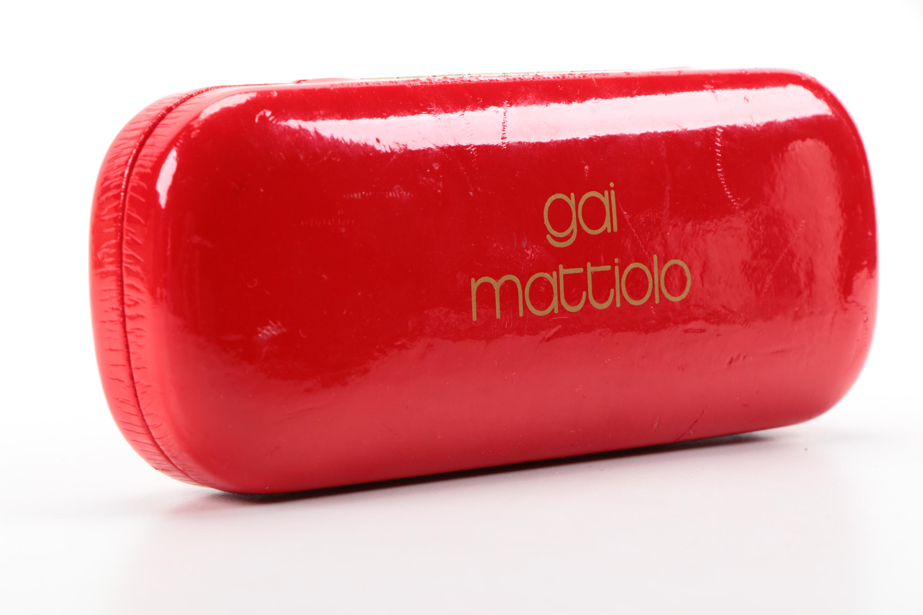 Pair of Gai Mattiolo Rhinestone Sunglasses