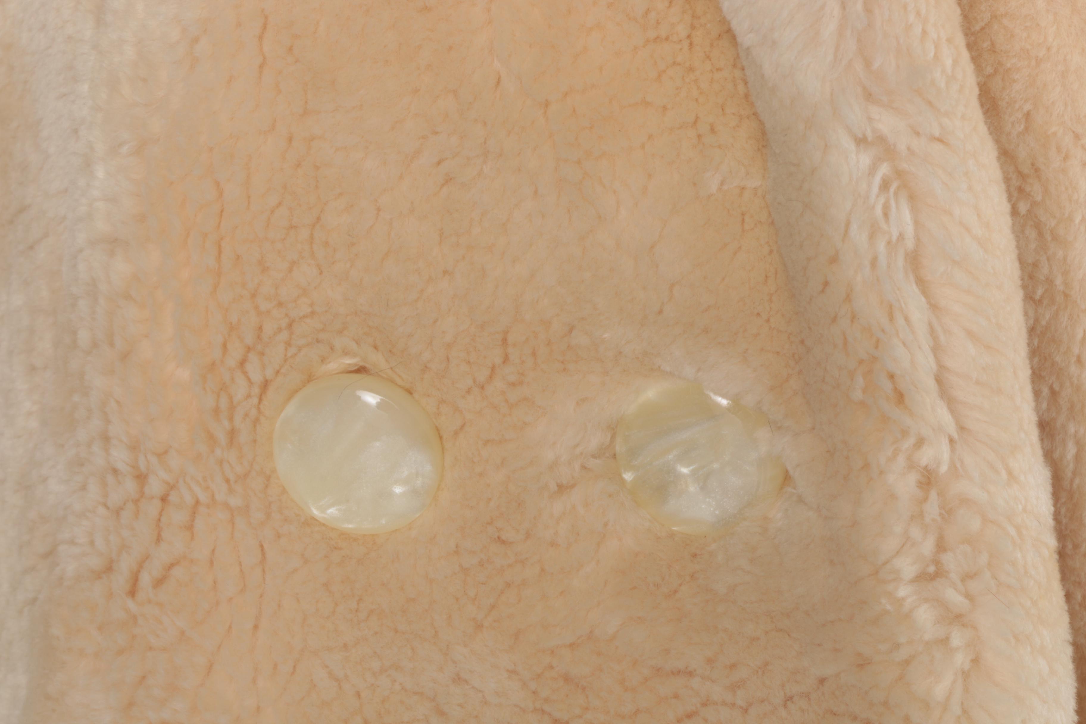 Vintage Koslow's Bleached Sheared Beaver Fur Coat