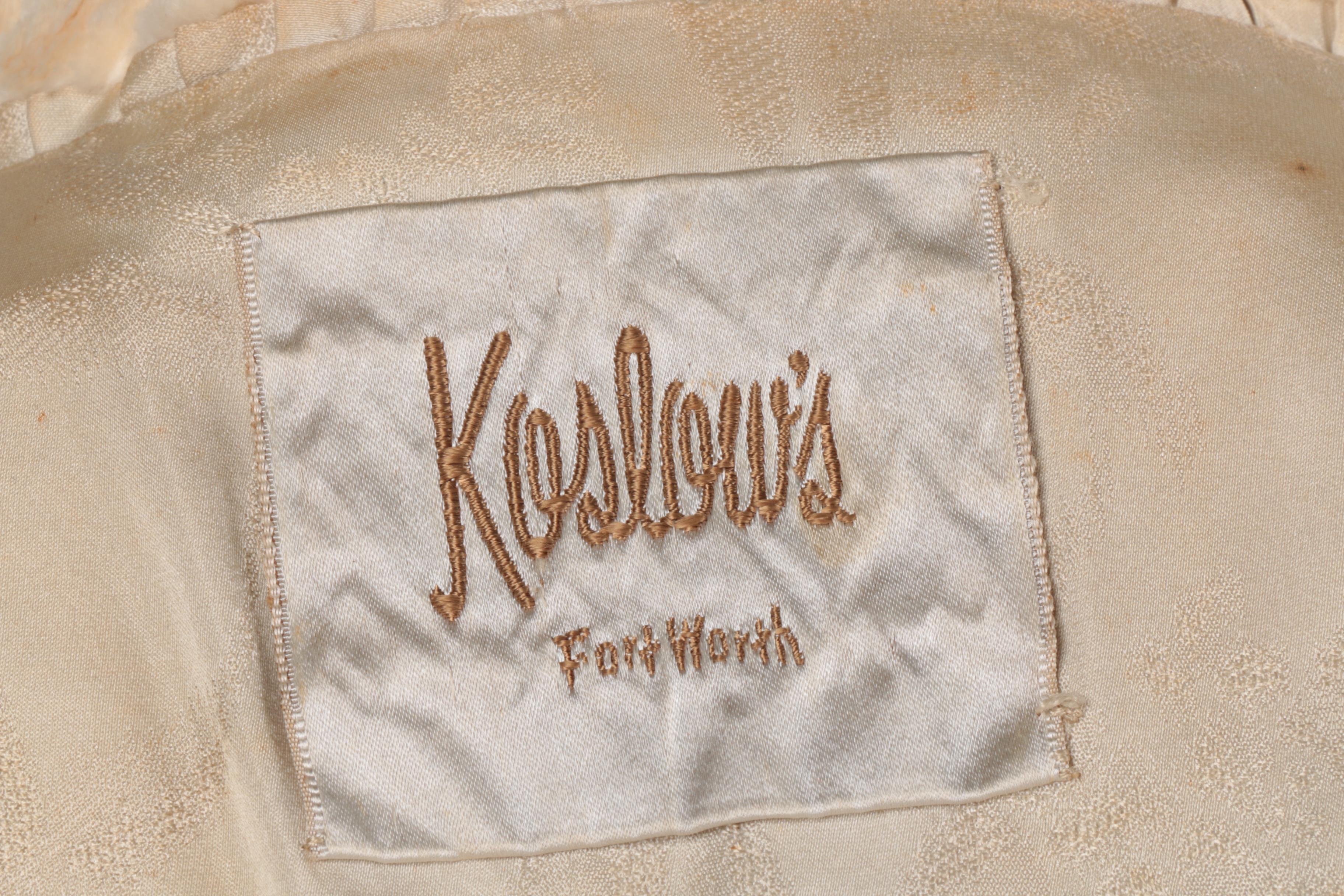 Vintage Koslow's Bleached Sheared Beaver Fur Coat