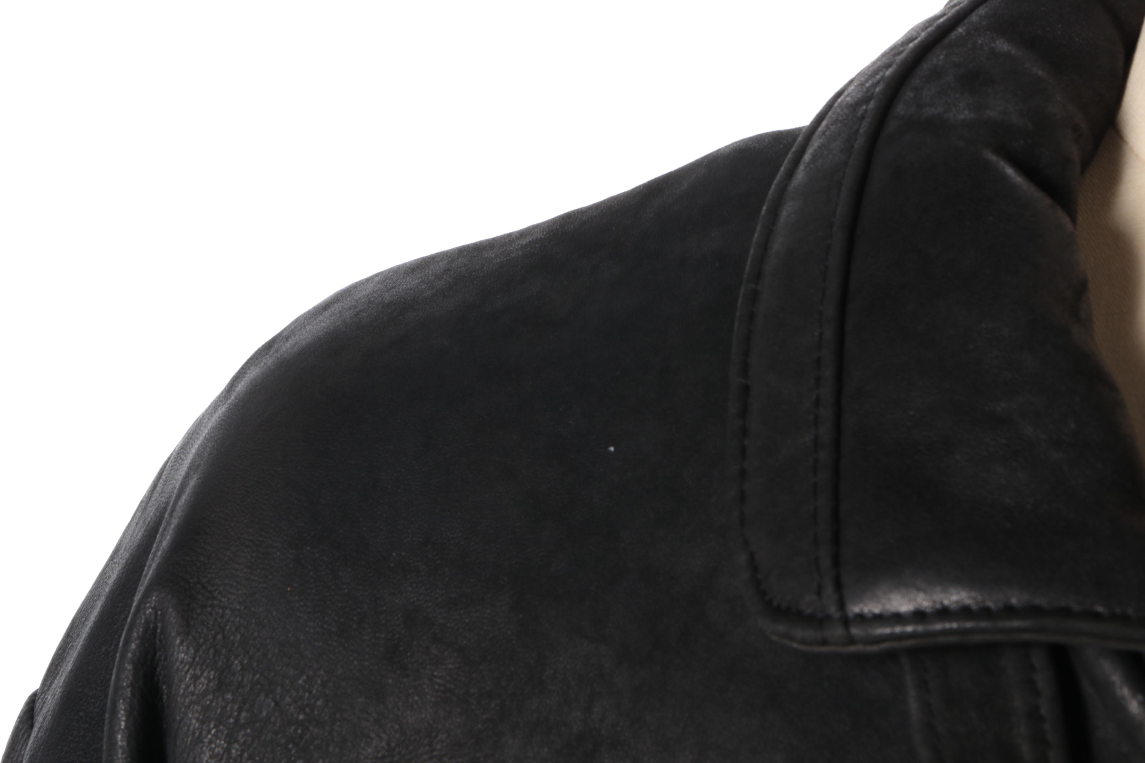 Men's Christian Dior Black Leather Jacket