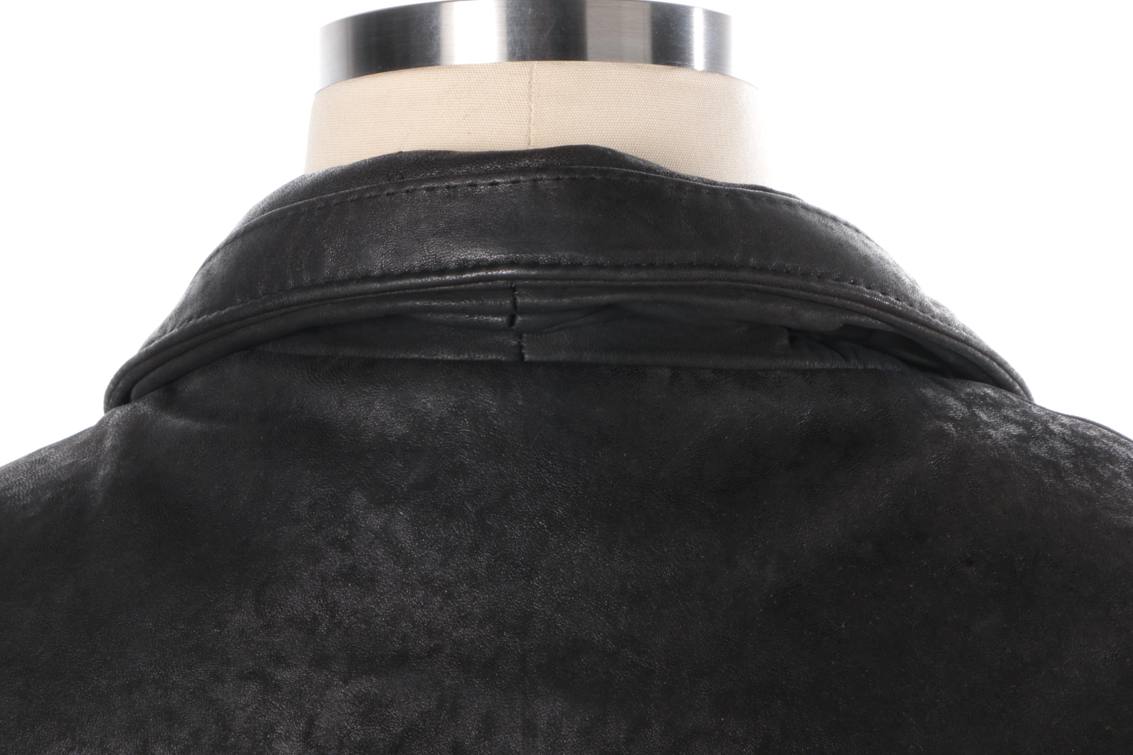 Men's Christian Dior Black Leather Jacket