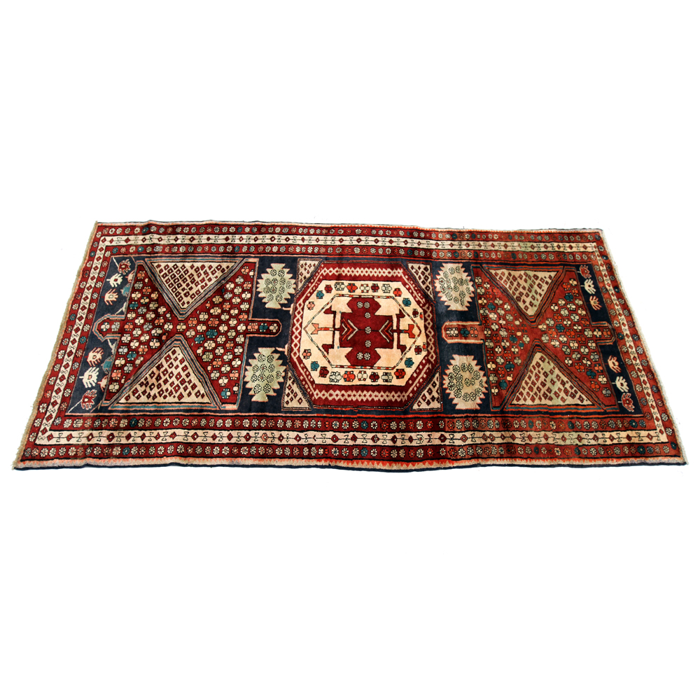 Hand-Knotted Quchan Area Rug