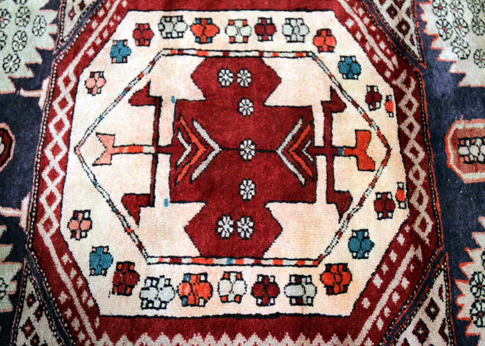 Hand-Knotted Quchan Area Rug