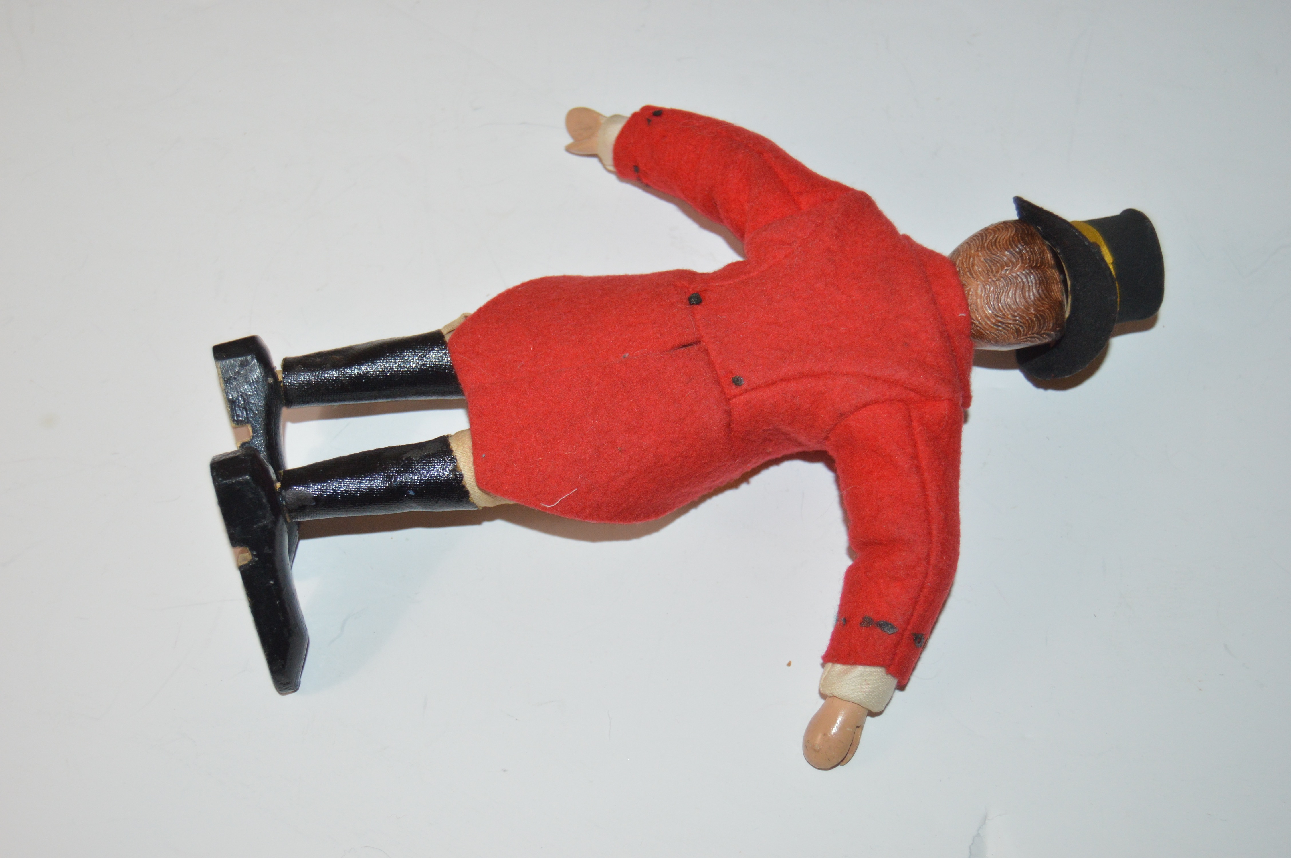 Schoenhut Ringmaster Doll and Female Bisque Doll