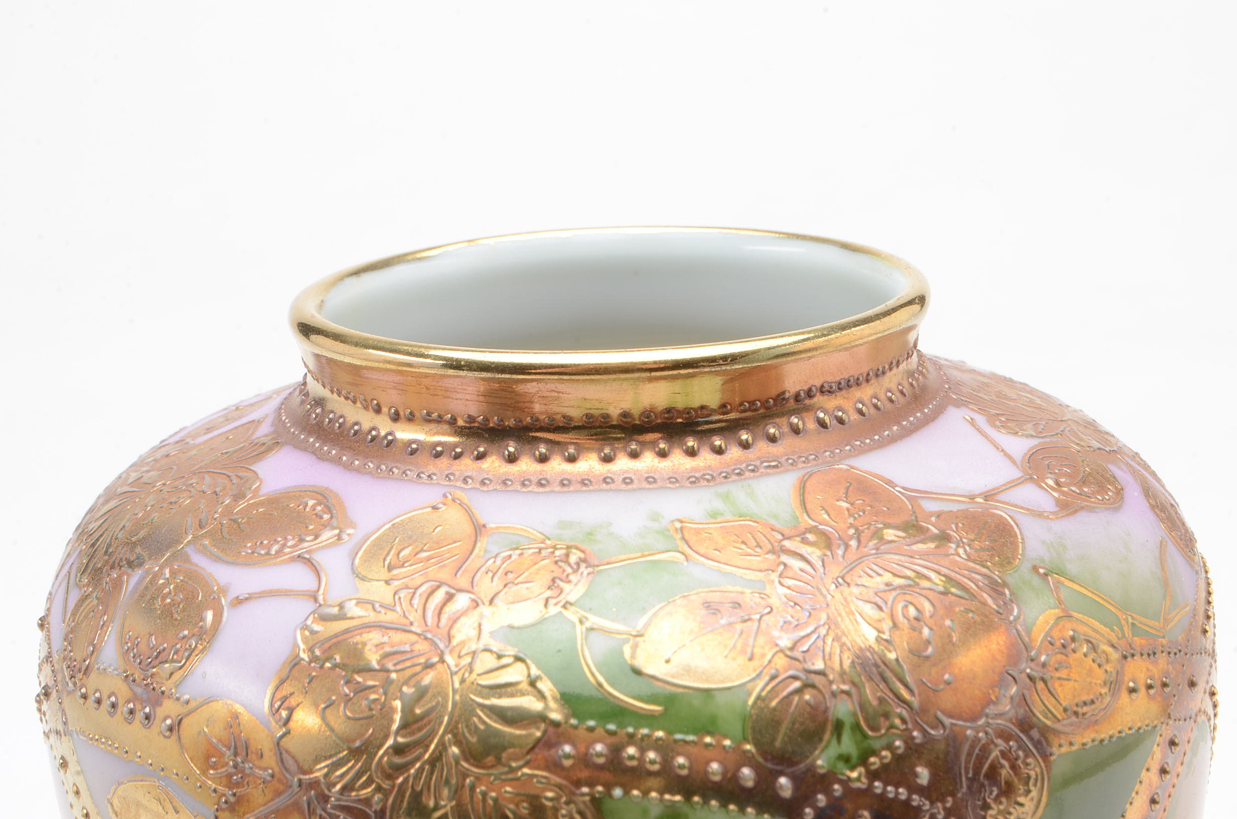 Hand-Painted Nippon Vases