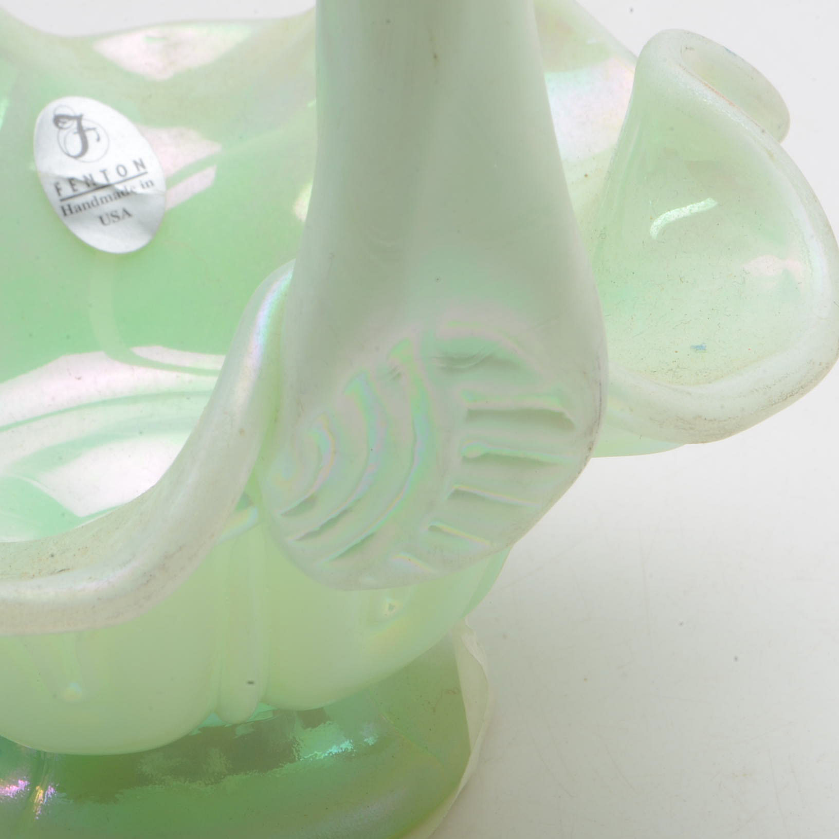 Fenton and Blenko Art Glass Baskets