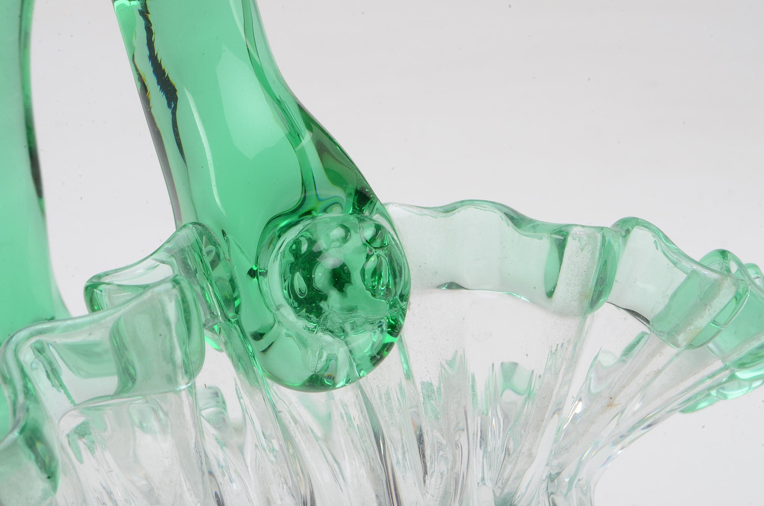 Fenton and Blenko Art Glass Baskets