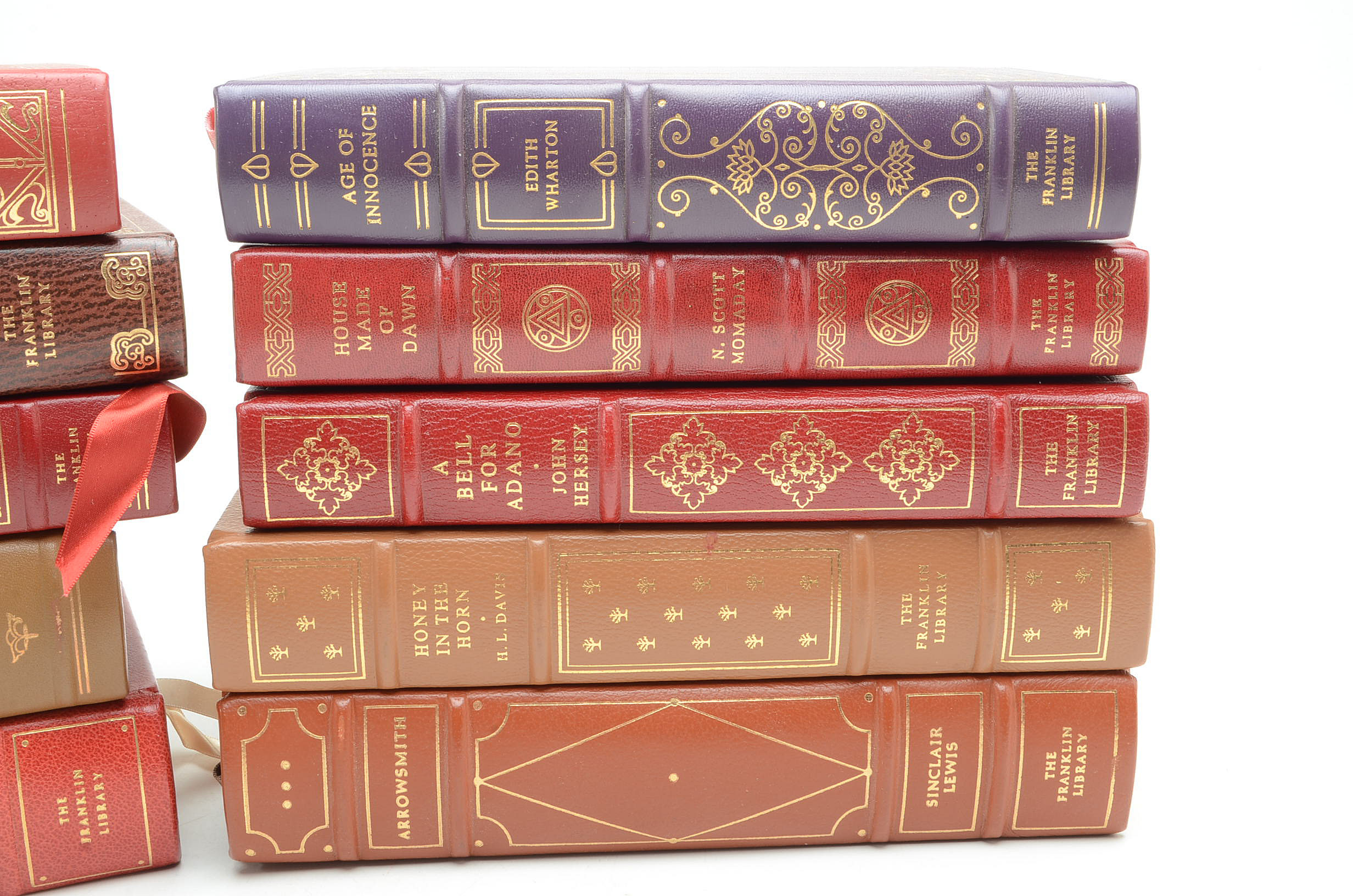 Lot Of Franklin Library Books