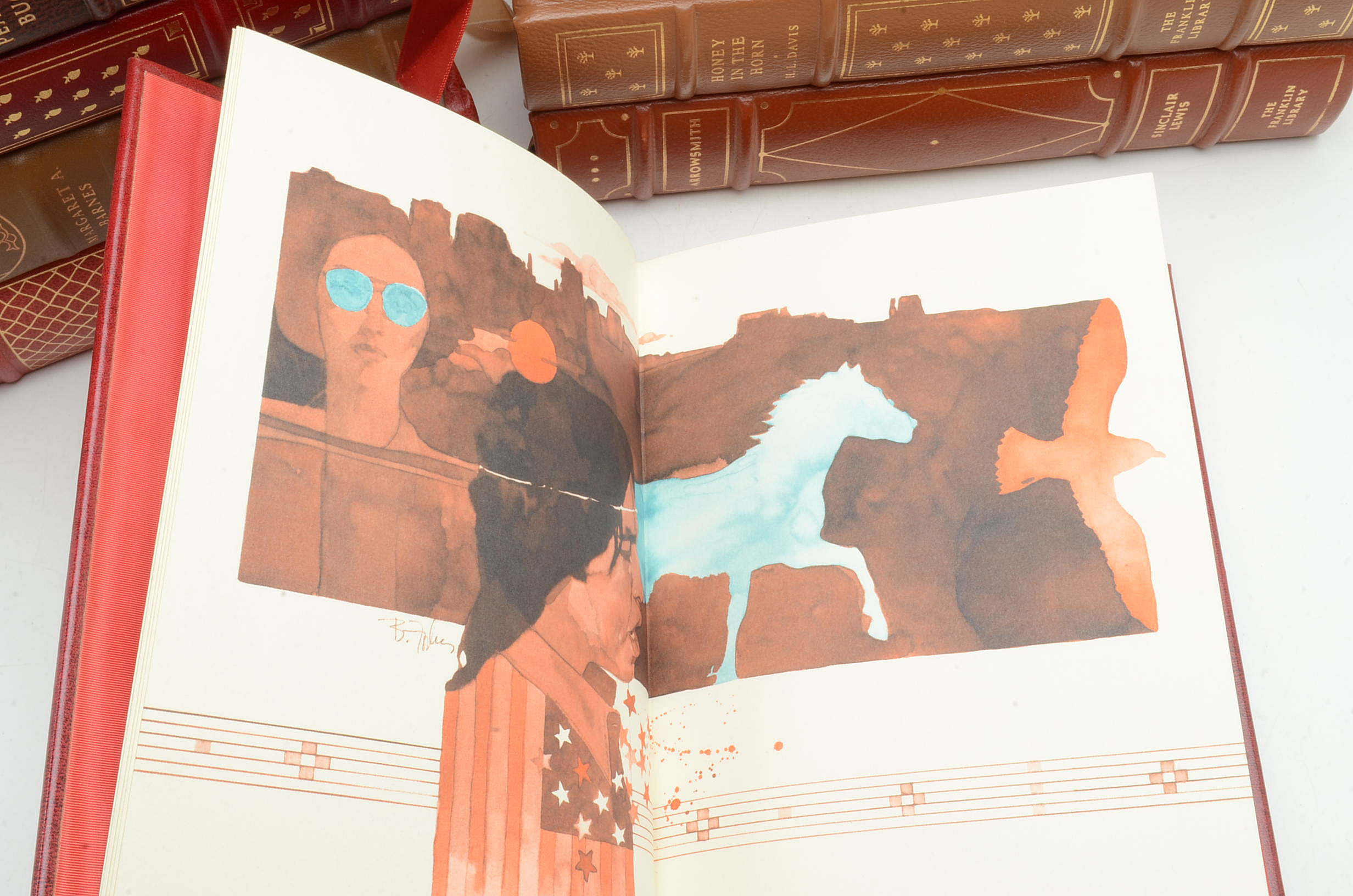 Lot Of Franklin Library Books