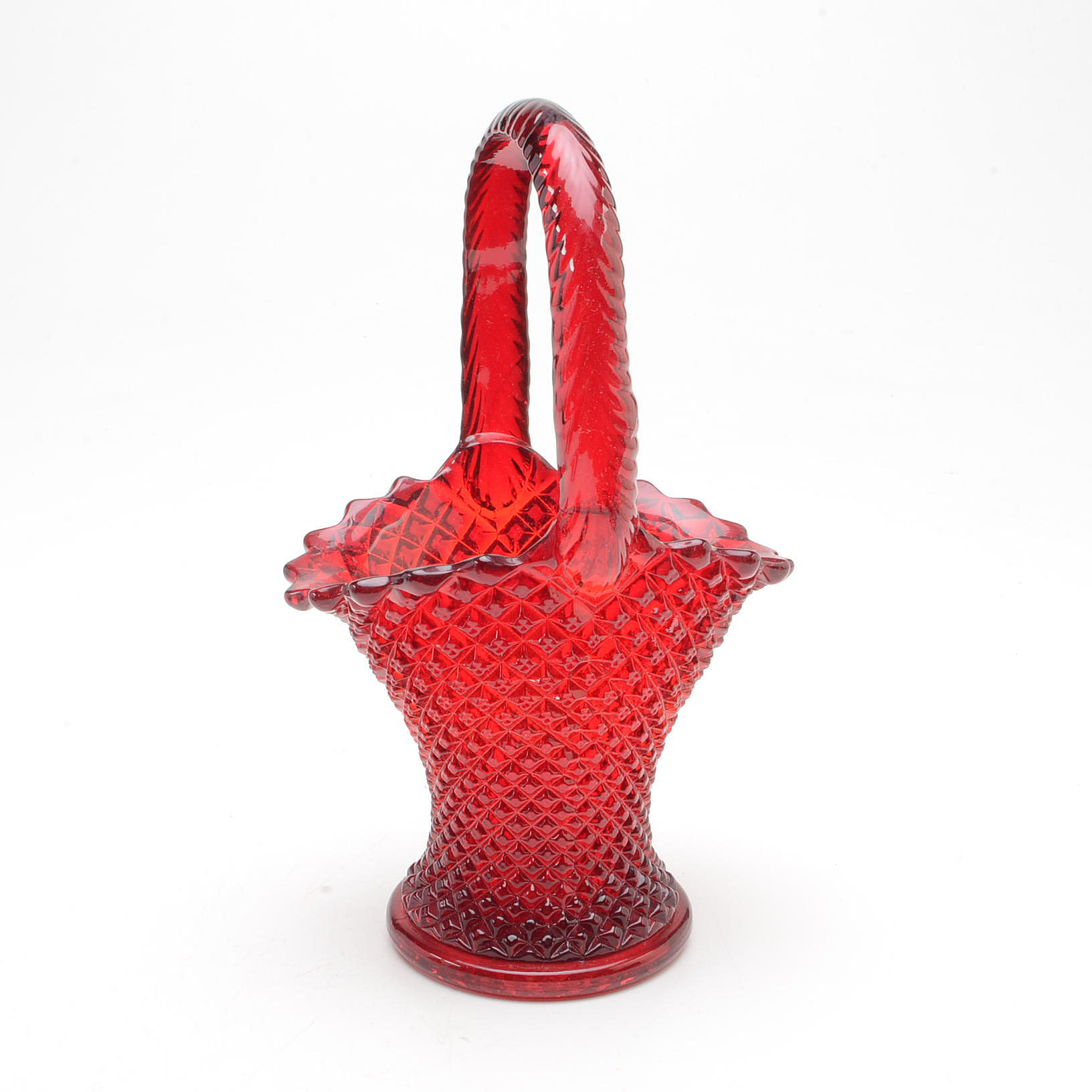 Collection of Cranberry and Ruby Glass Vases