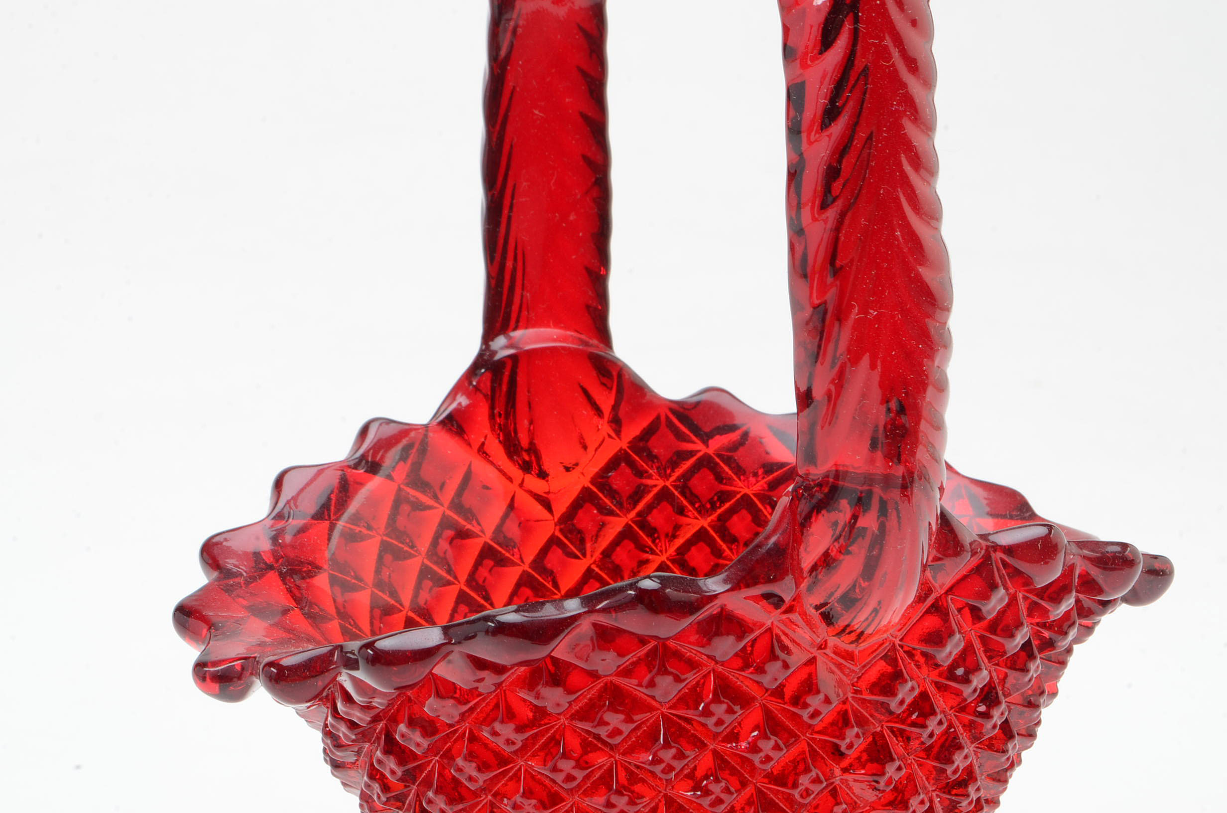 Collection of Cranberry and Ruby Glass Vases