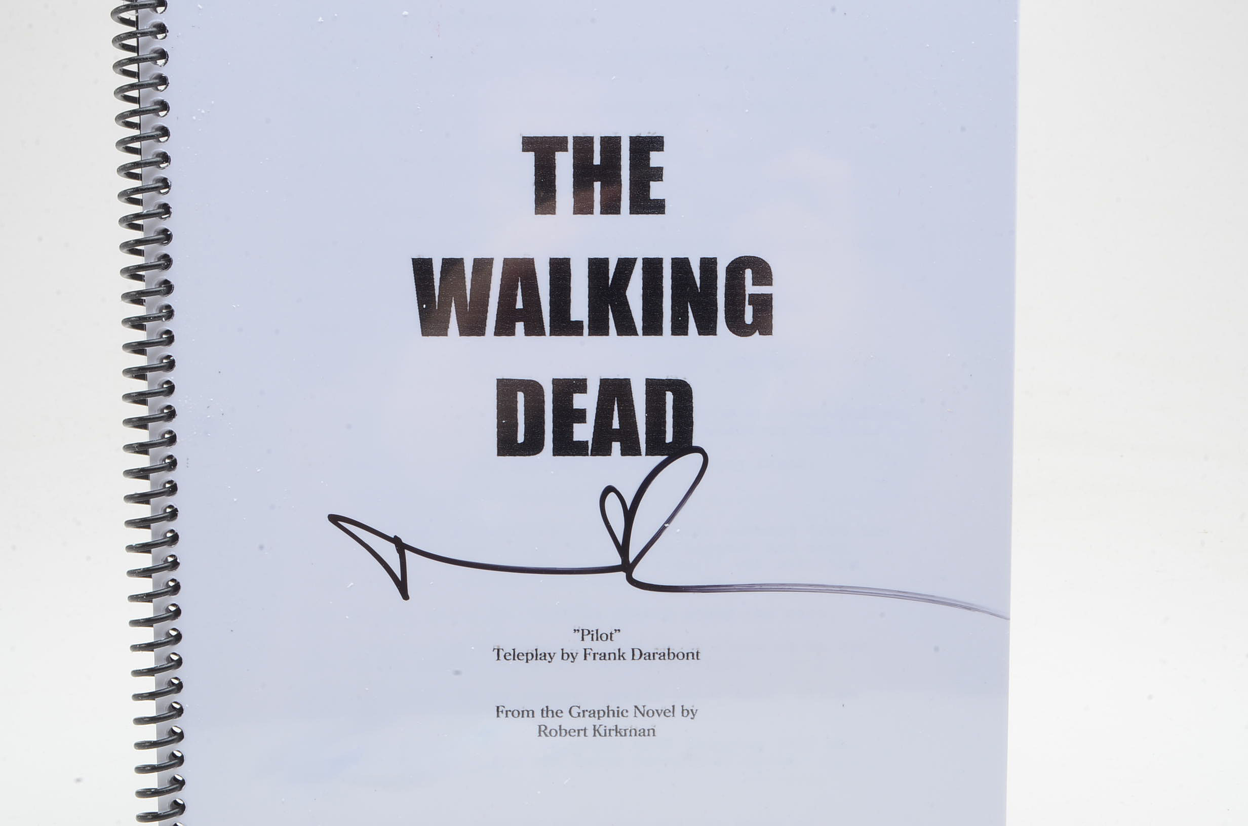 Norman Reedus Signed "Walking Dead" Pilot Script with COA