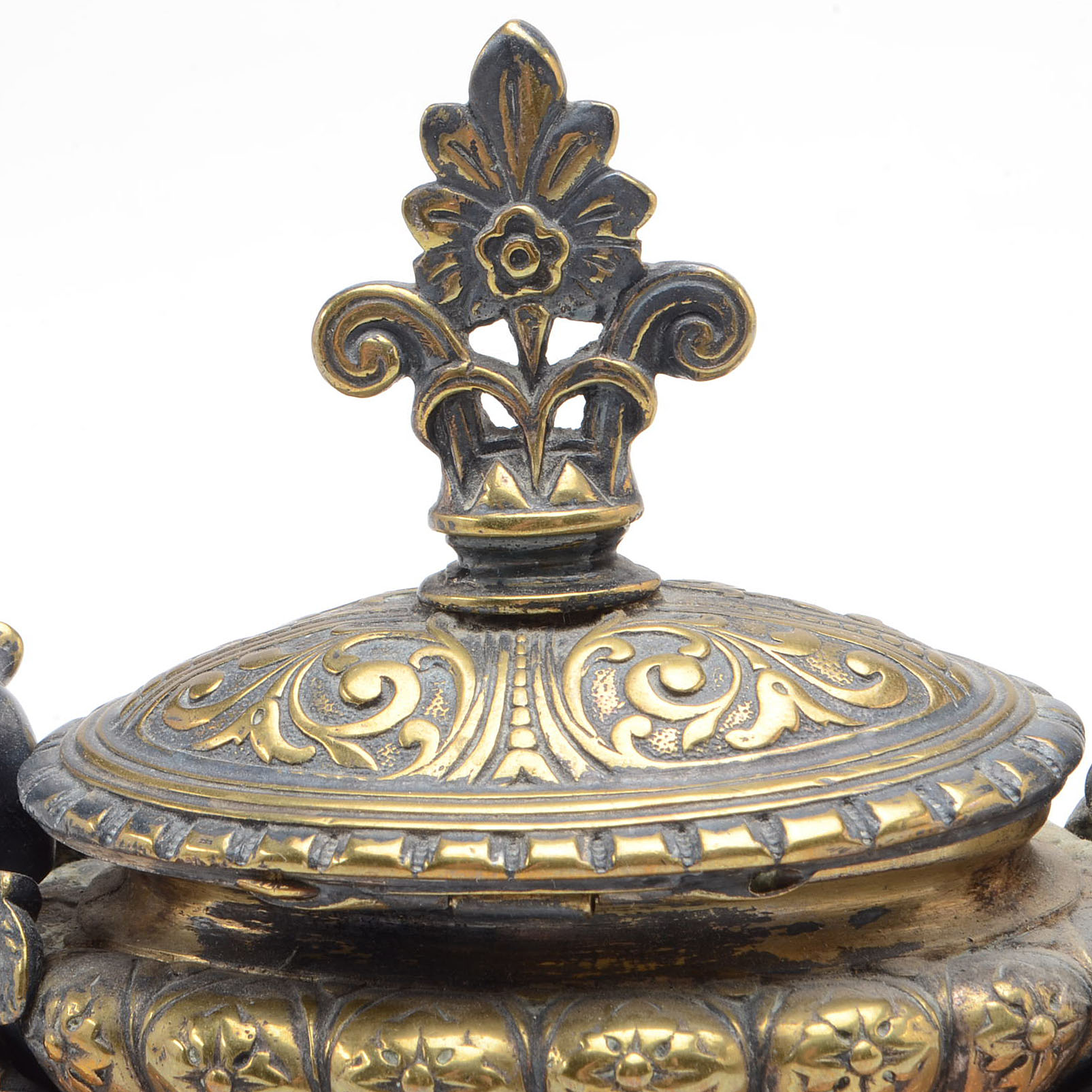 Vintage Metal Inkwell