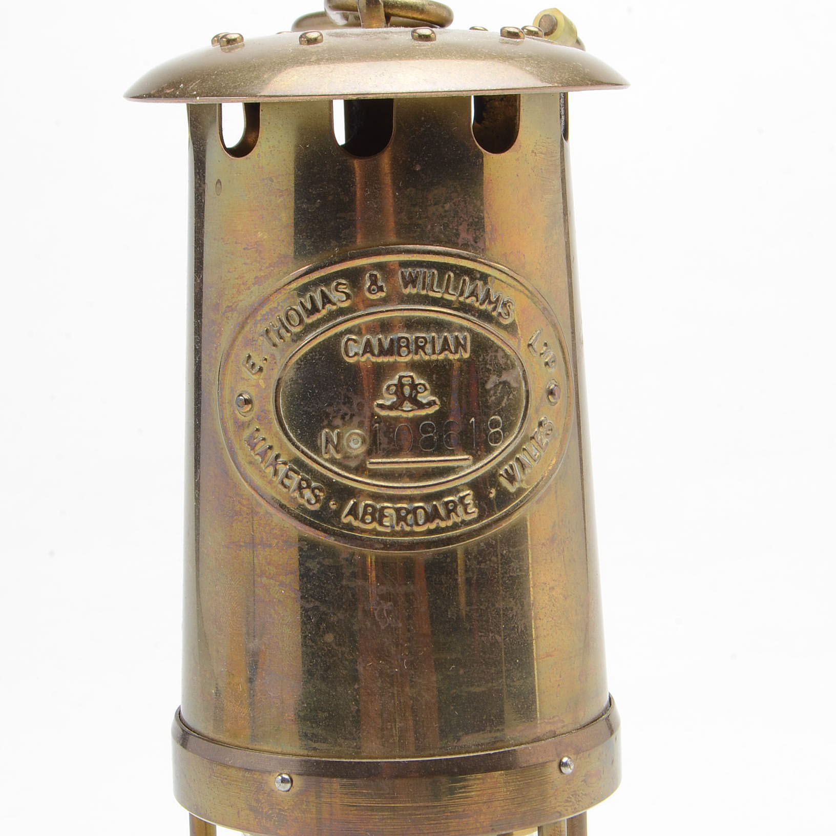 Thomas and Williams Welsh Miners Lantern