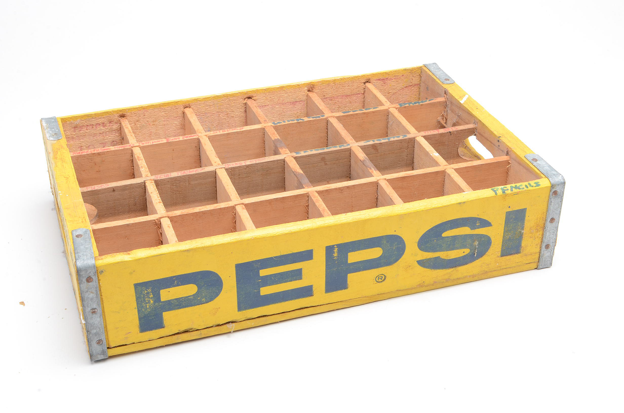 Group of Vintage Coca-Cola and Pepsi Crates
