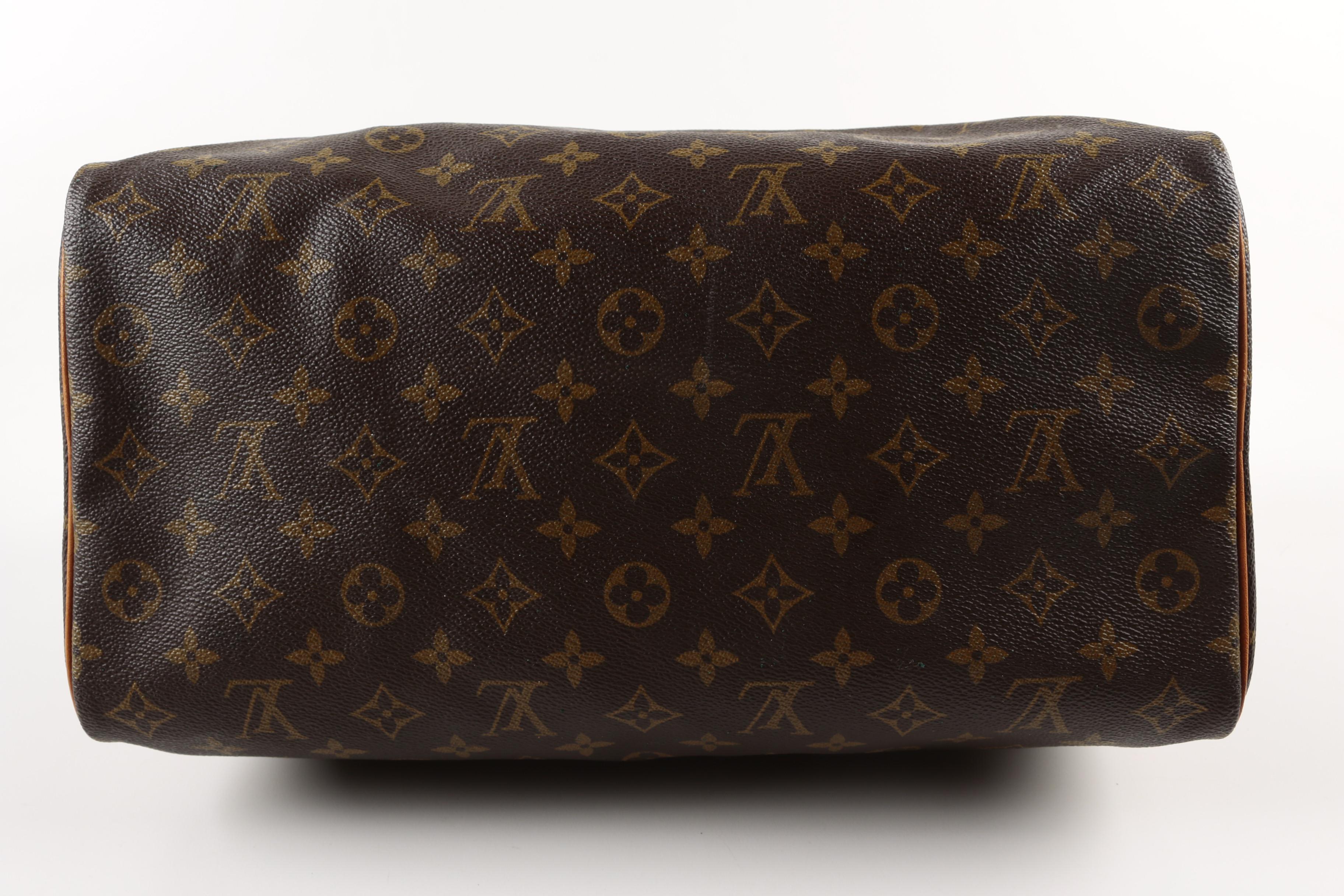 1980s Vintage Louis Vuitton Monogram Speedy 35 Bag