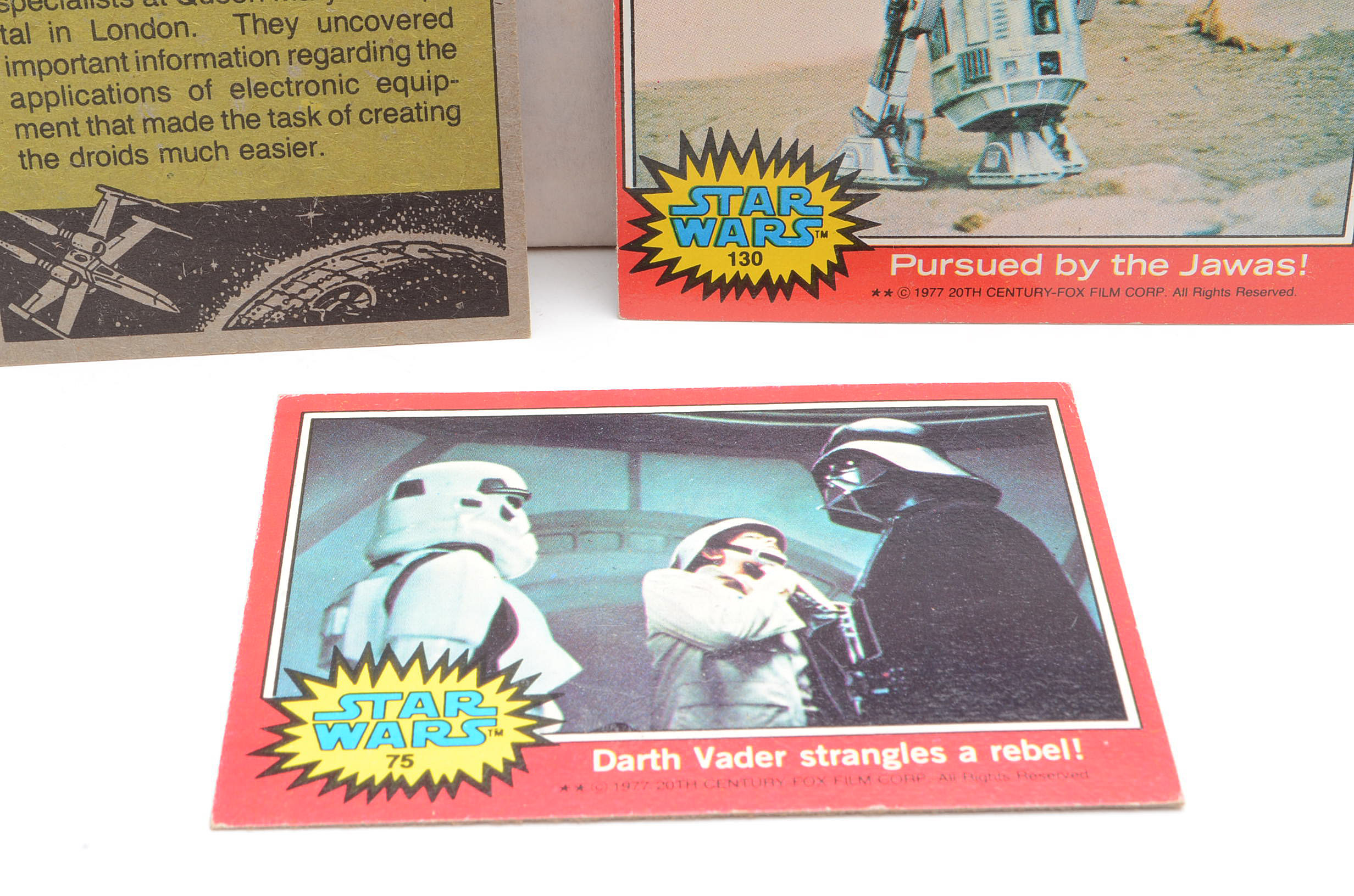 1977 Topps "Star Wars" Trading Cards