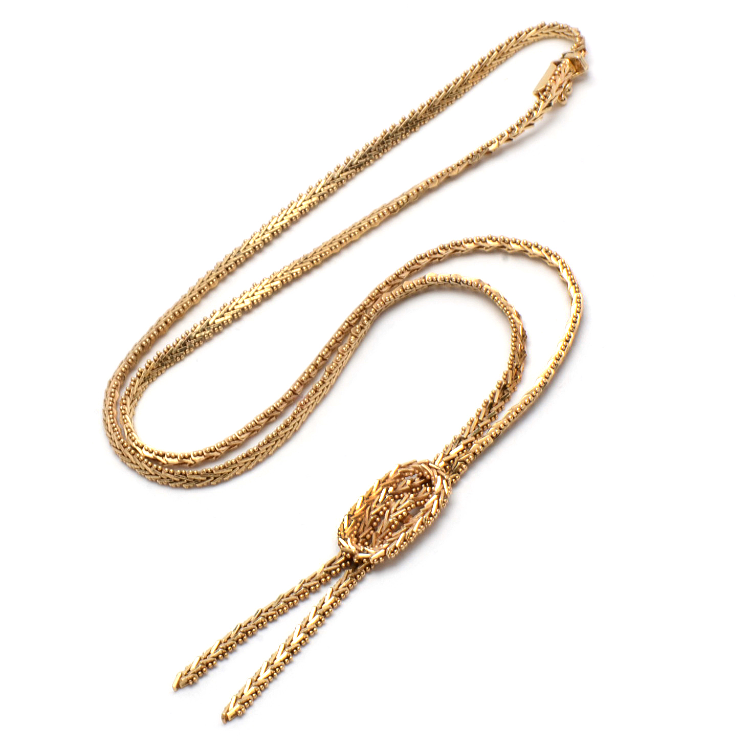 14K Yellow Gold "Knot" Necklace