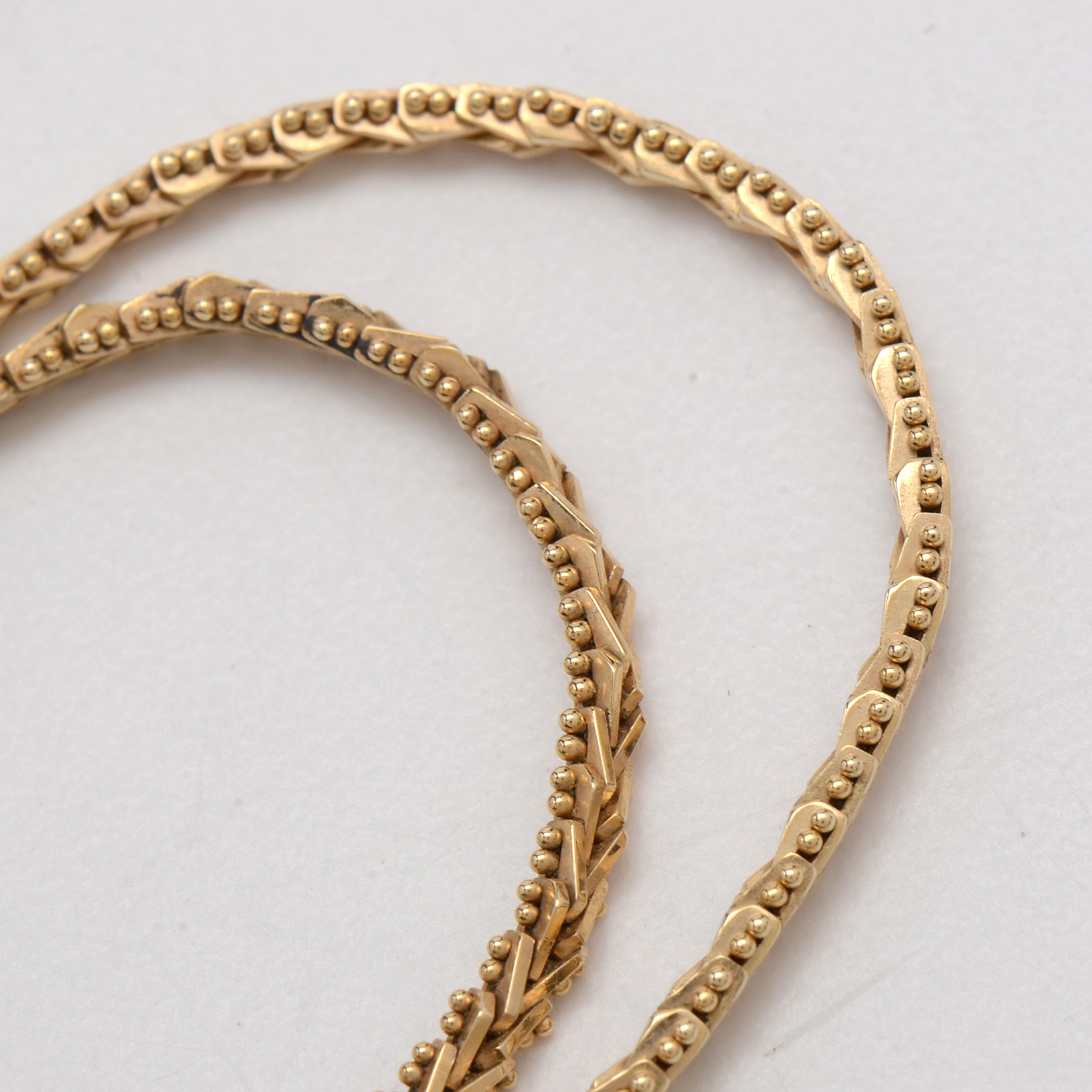 14K Yellow Gold "Knot" Necklace