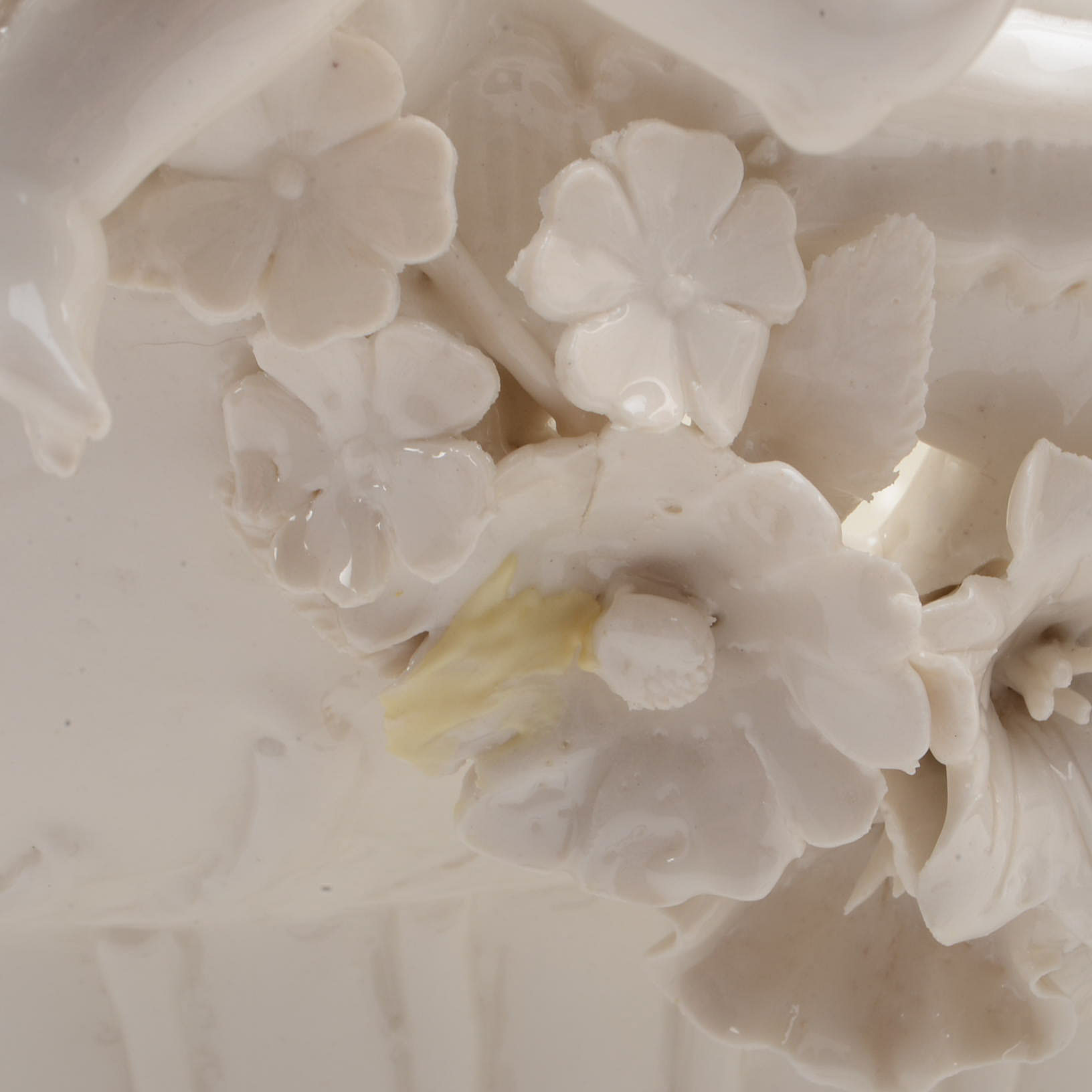 Dresden Style Porcelain Fruit Basket