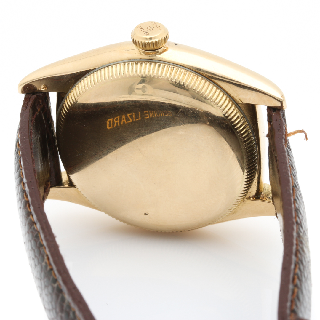 14K Gold Rolex Oyster Perpetual 'Bubble Back' Watch