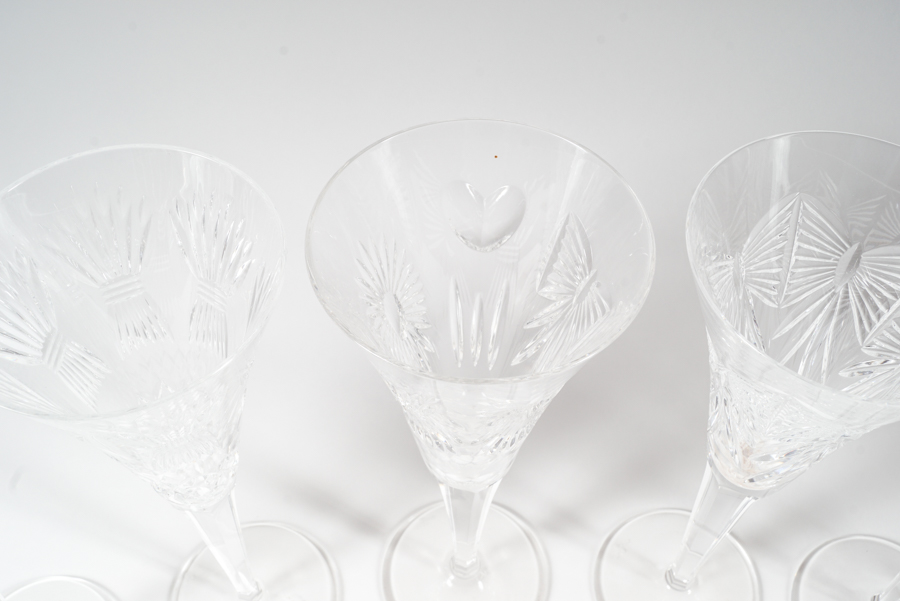 Waterford Crystal "Millennium Series" Champagne Flutes