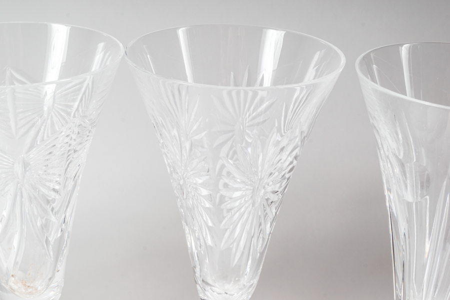 Waterford Crystal "Millennium Series" Champagne Flutes