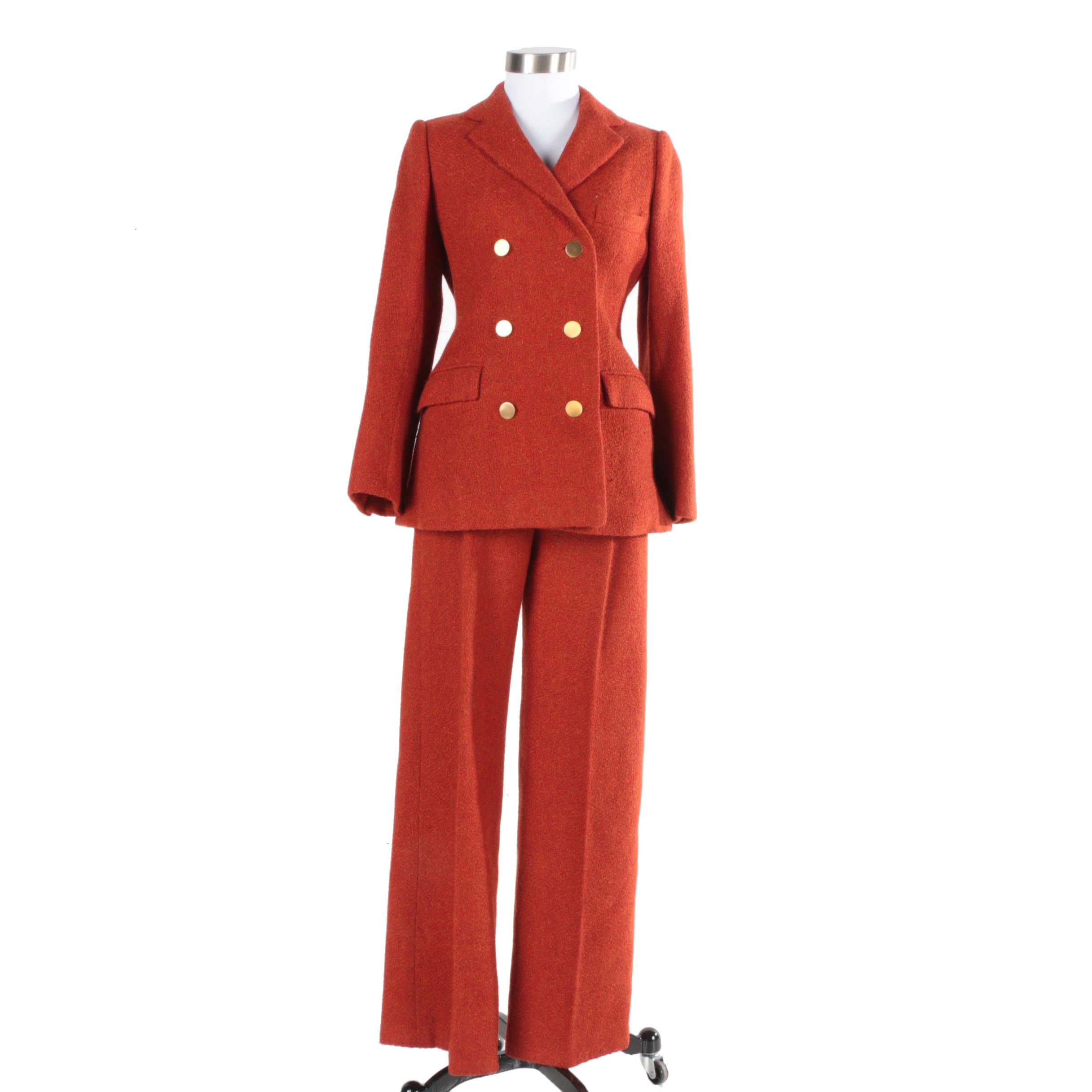 Vintage Cardinali Orange Pantsuit
