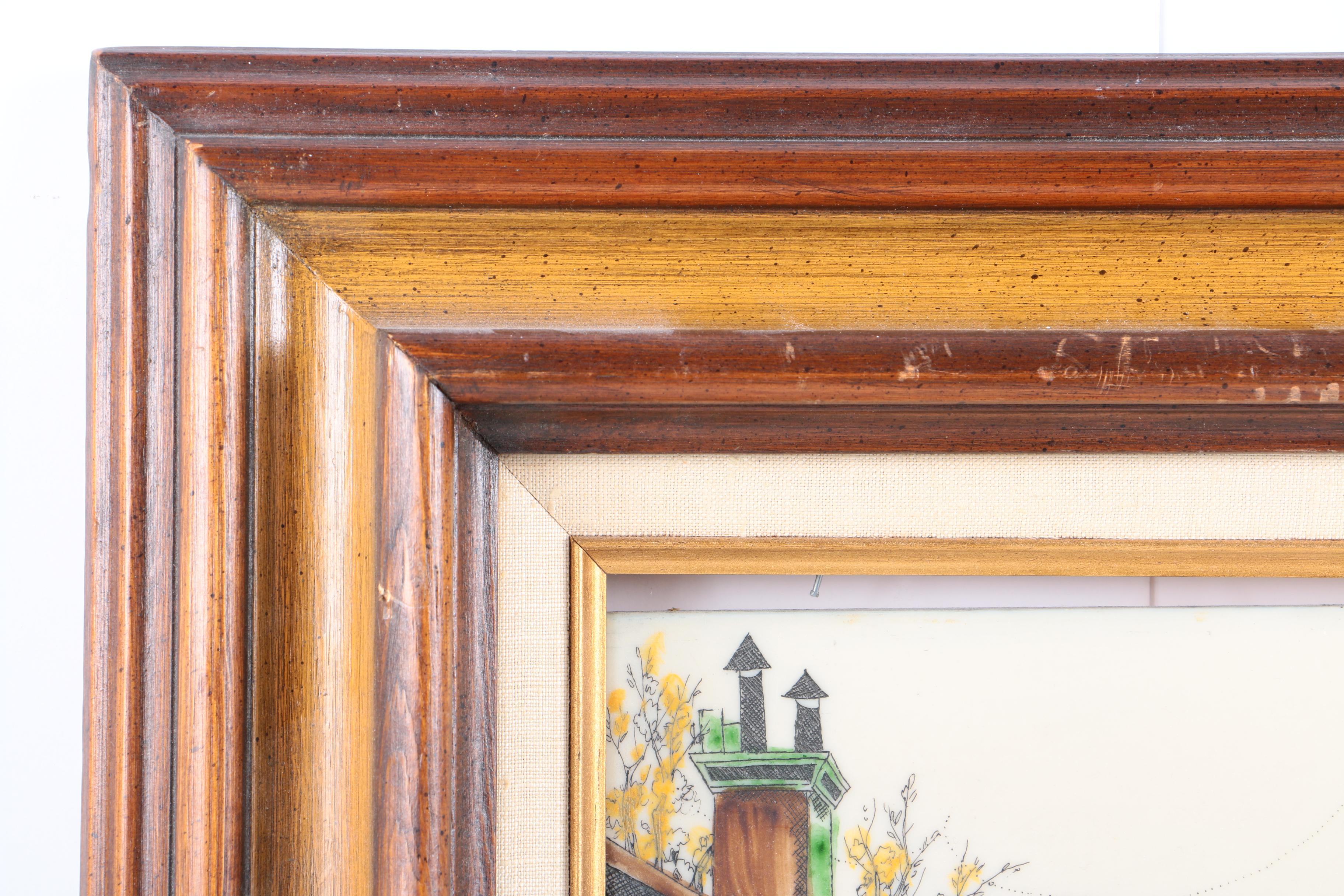 C. Harsha Hand-Colored Engraved Resin Plate