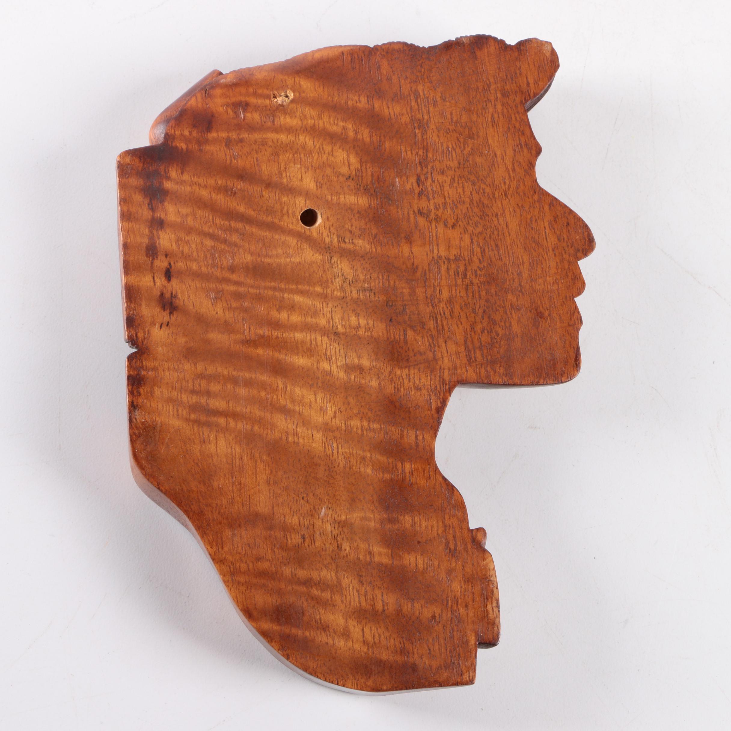 Vintage Filipino Carved Wood Wall Decor