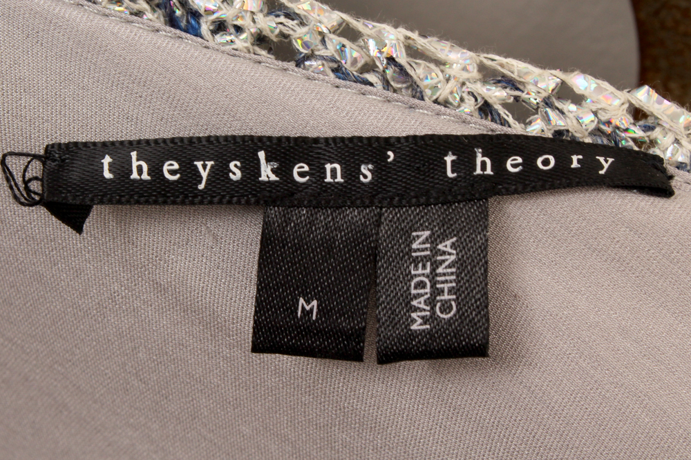 Cassandra Stone Bandeau and Skirt Set and Theyskens' Theory Sweater Jacket