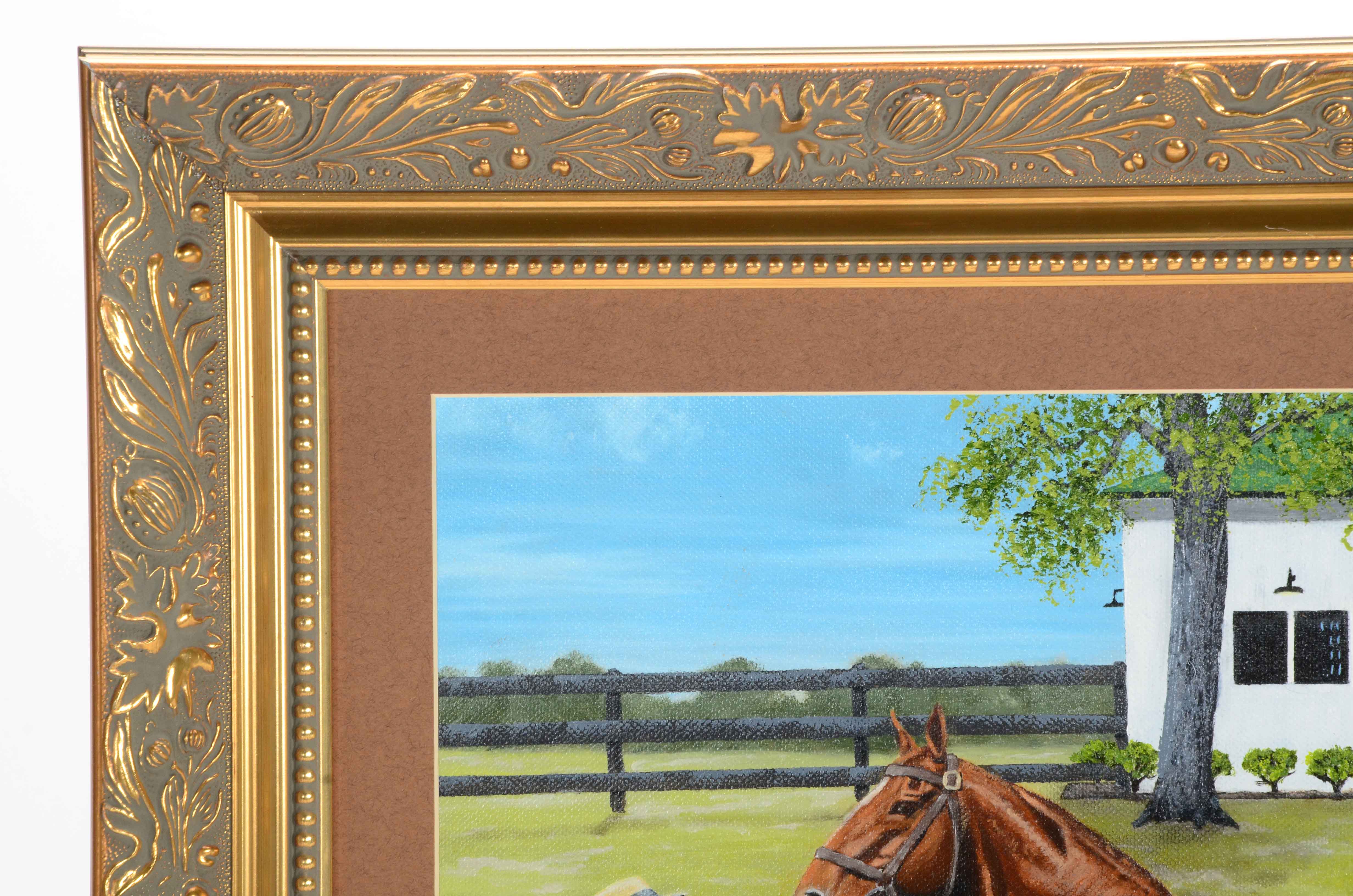 Ron Lightner Original Oil Painting on Canvas "Man O' War"