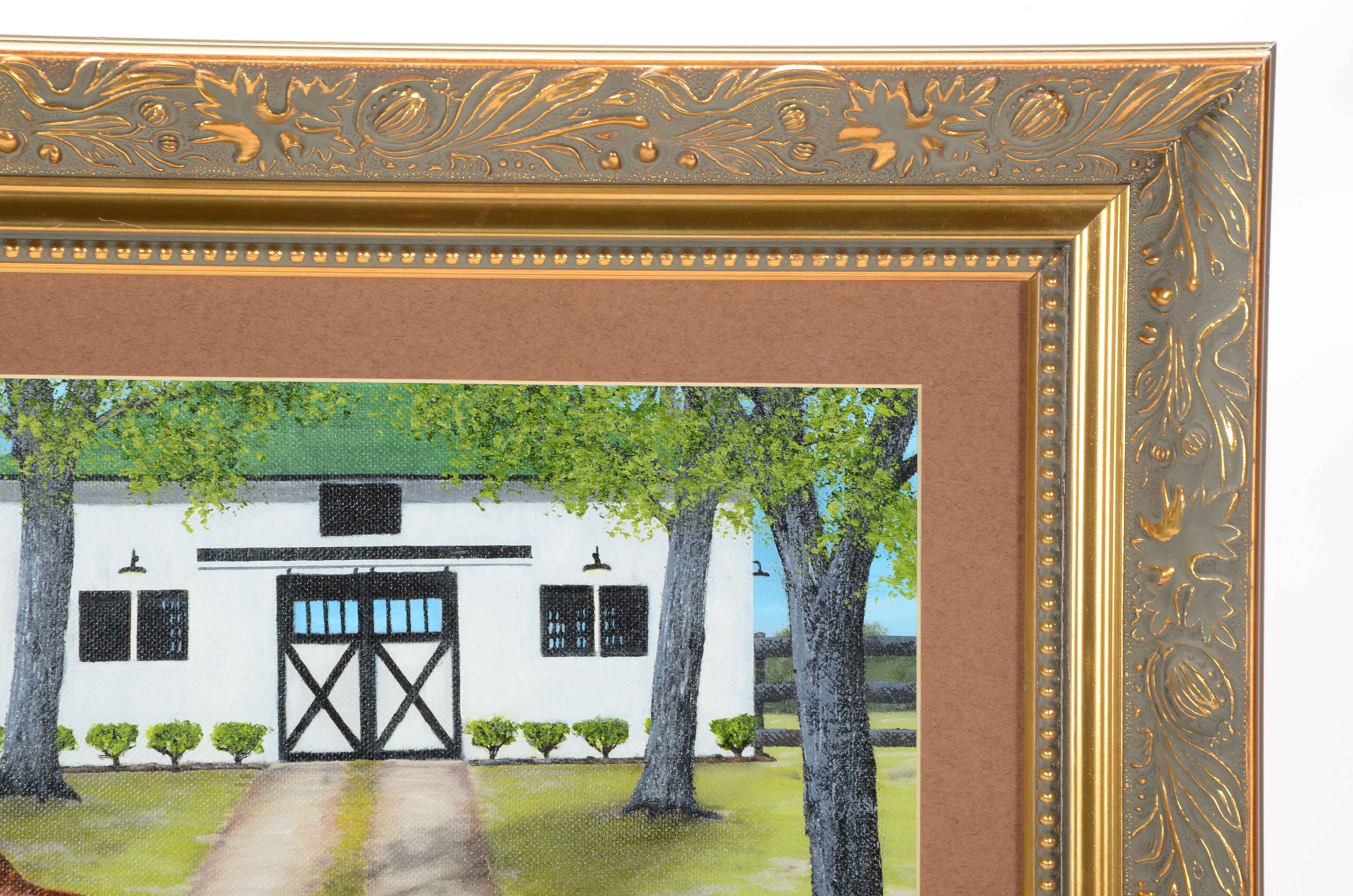 Ron Lightner Original Oil Painting on Canvas "Man O' War"