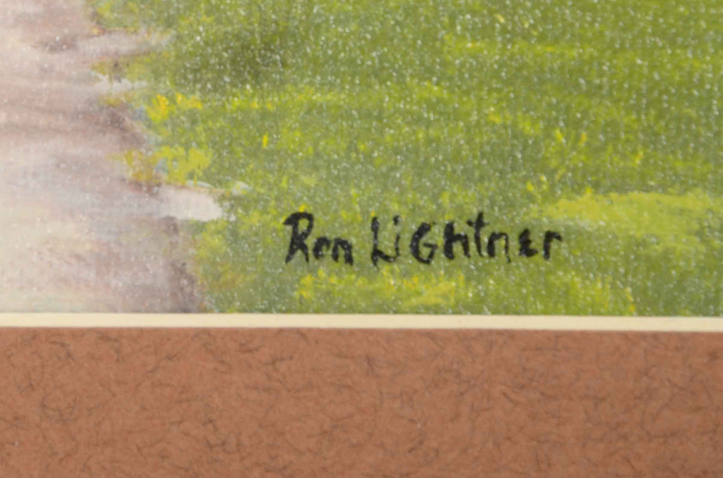 Ron Lightner Original Oil Painting on Canvas "Man O' War"