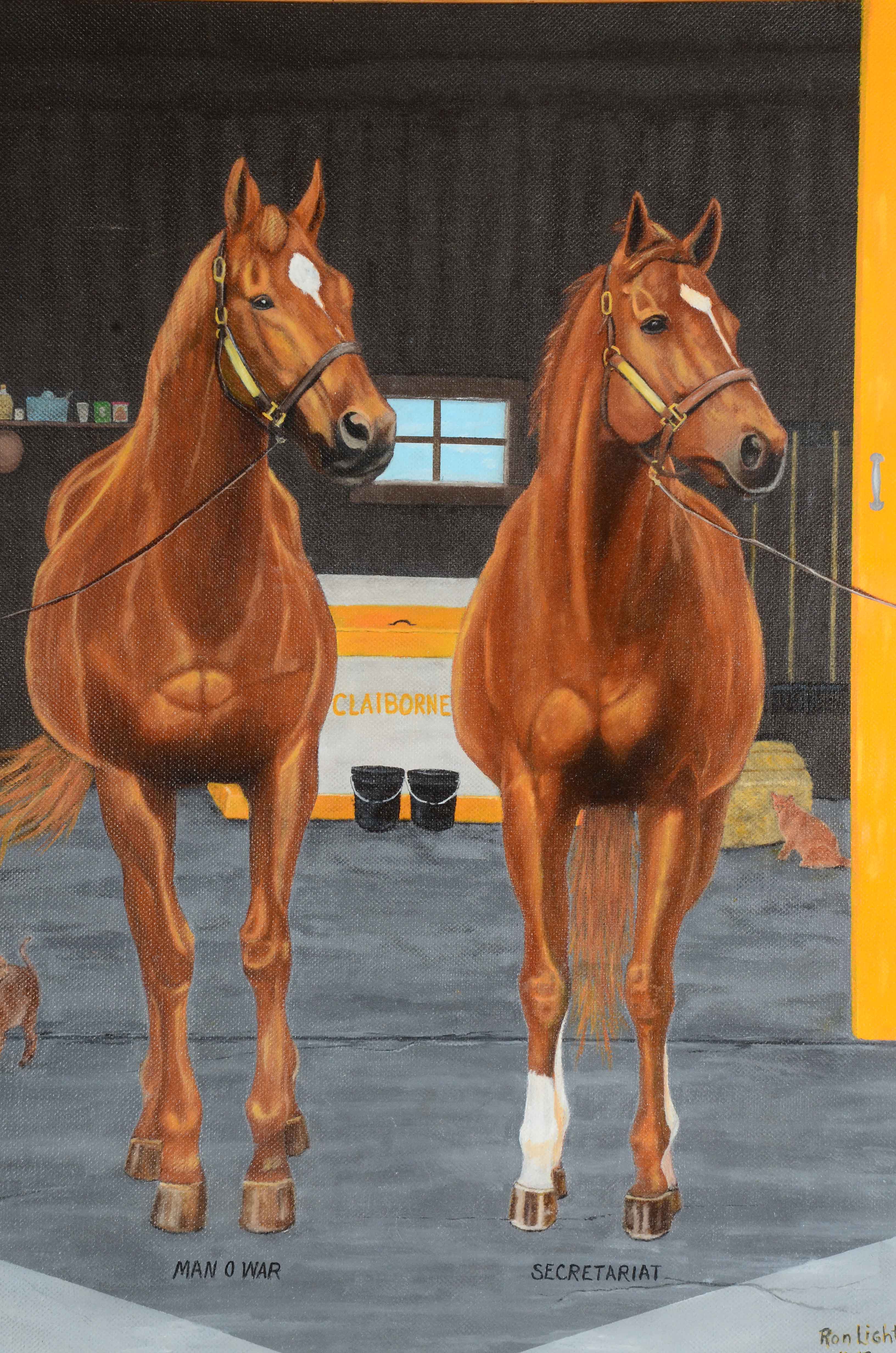 Ron Lightner Original Oil Painting on Canvas