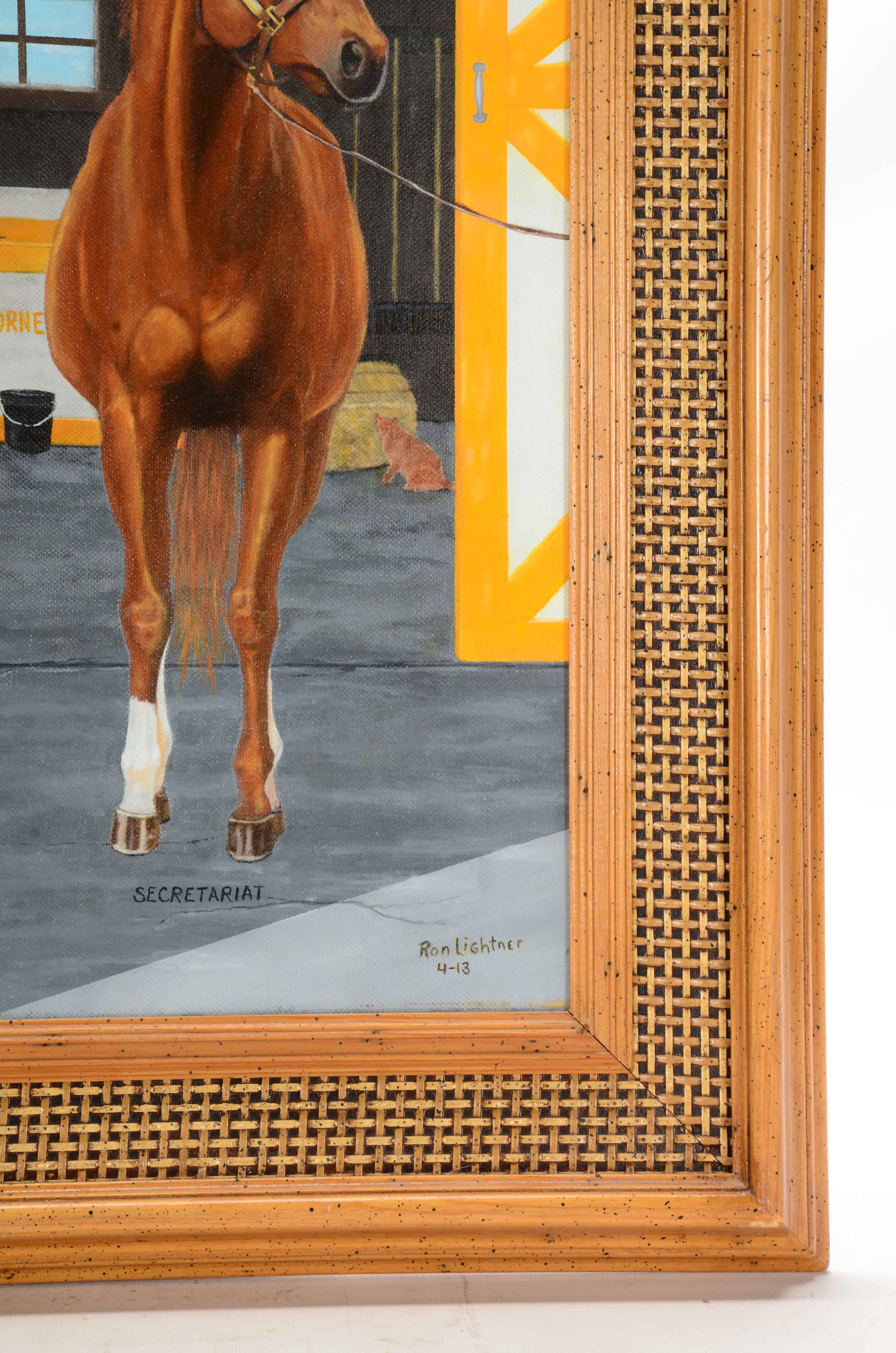 Ron Lightner Original Oil Painting on Canvas